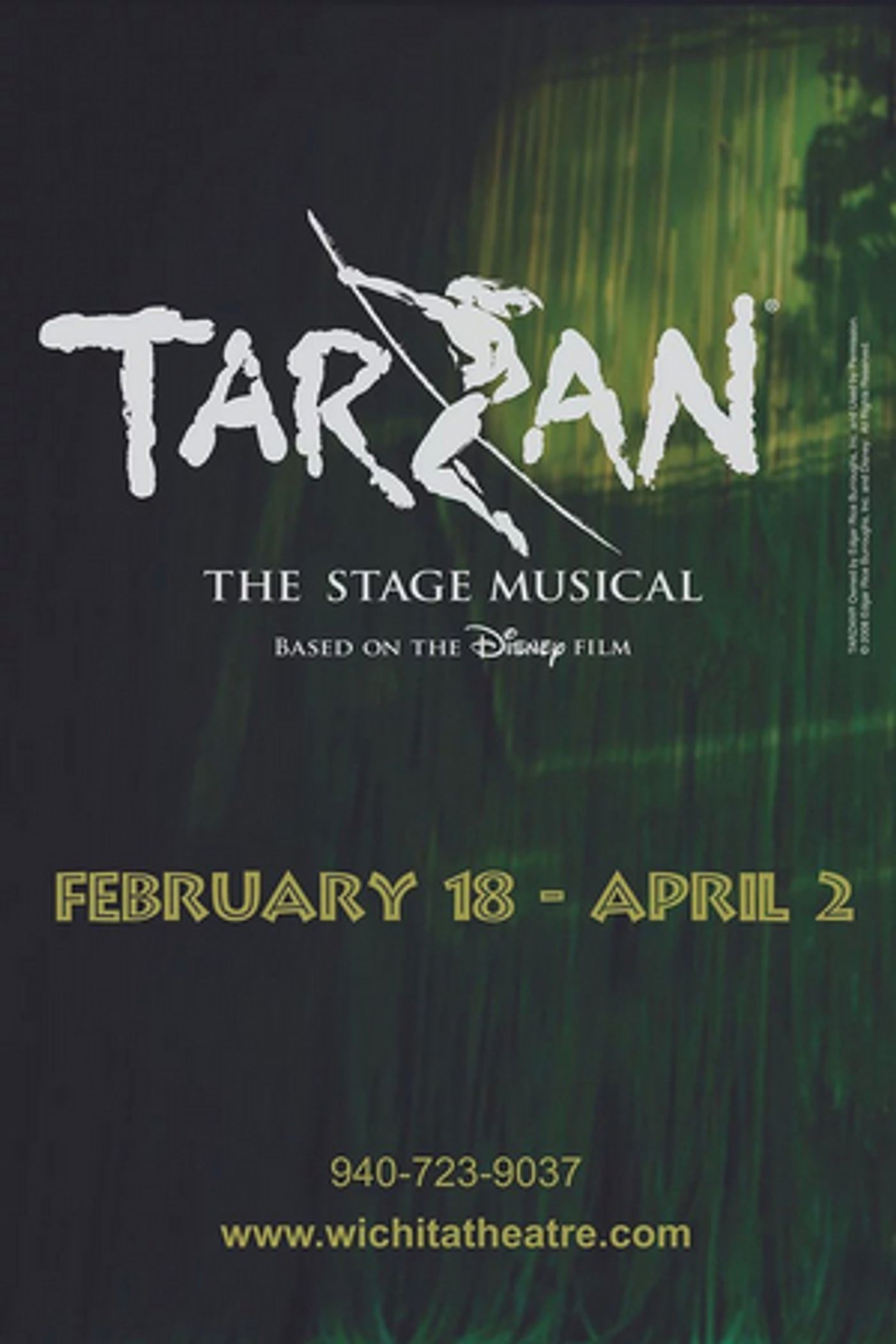 TARZAN is Now Playing at the Wichita Theatre TARZAN is Now Playing at the Wichita Theatre Image