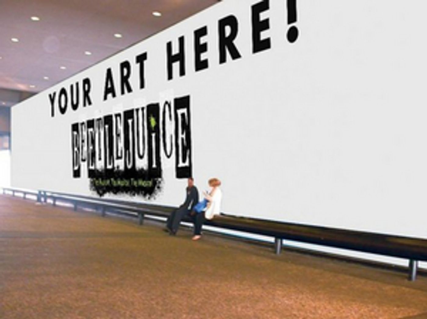 Be a Part of the Marquis Theatre's BEETLEJUICE Fan Art Mural!  Image