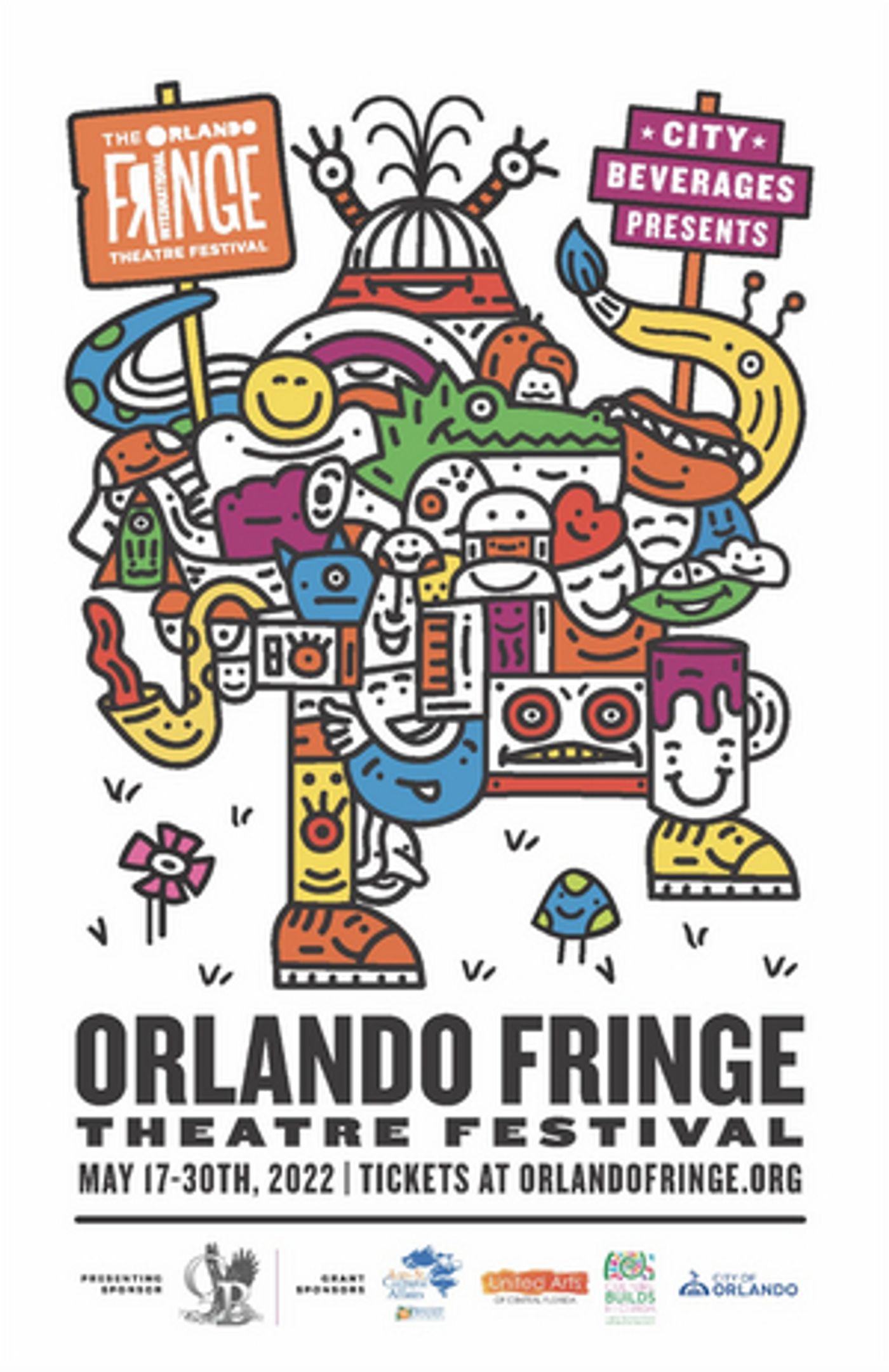 Orlando Fringe Announces Presenting Sponsor and May Festival Poster Design Orlando Fringe Announces Presenting Sponsor and May Festival Poster Design Image