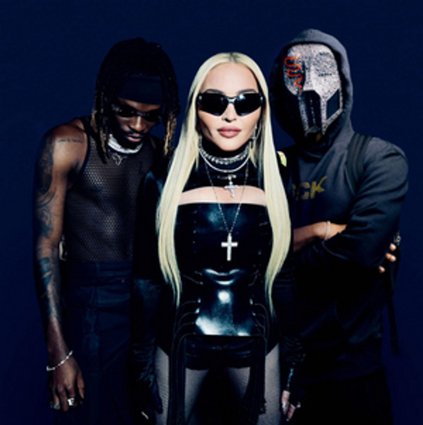 Madonna Shares 'Frozen' Remix with Sickick & Fireboy DML Madonna Shares 'Frozen' Remix with Sickick & Fireboy DML Image