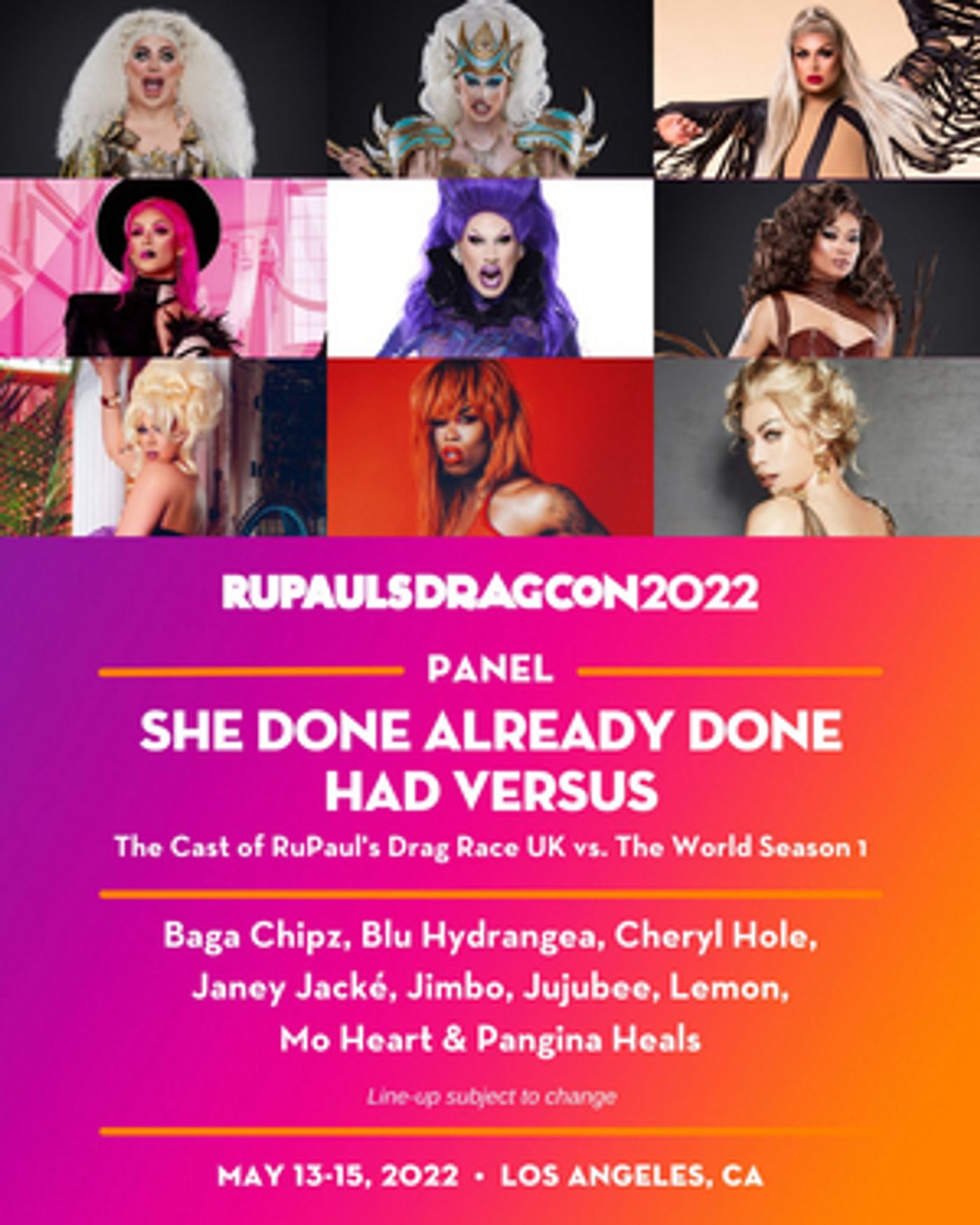 DragCon LA 2022 Panels to Reunite the Casts of International DRAG RACE Seasons  Image