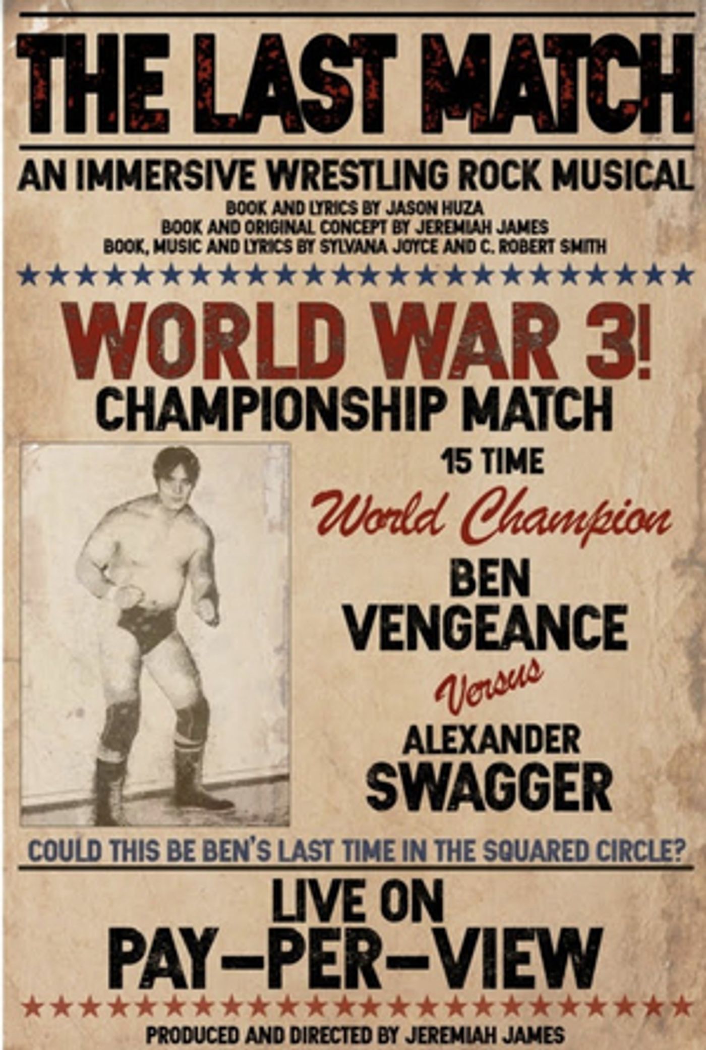 Immersive Pro-Wrestling Rock Musical THE LAST MATCH to Hold Reading  Image