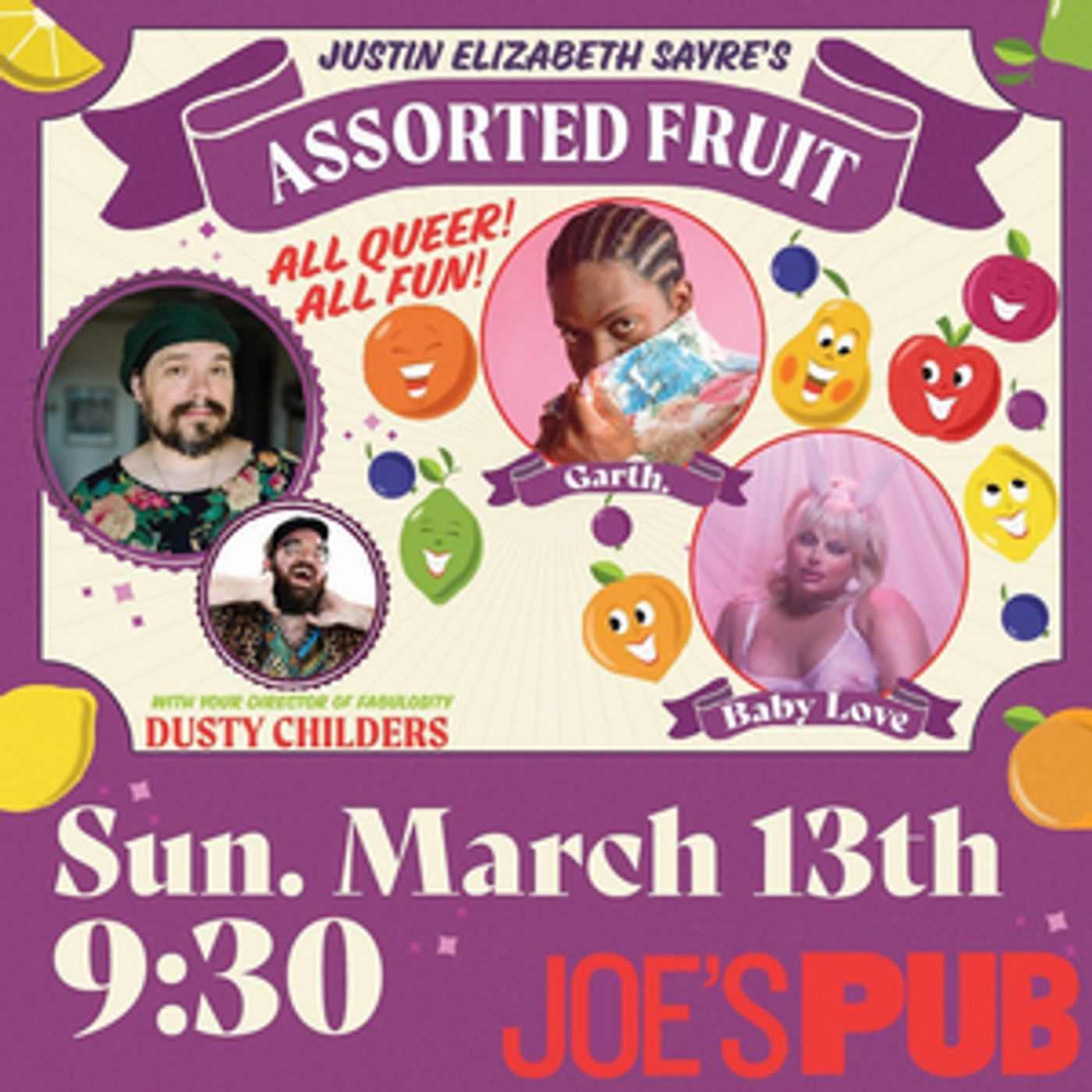 Joe's Pub Announces Next Installment of ASSORTED FRUIT  Image