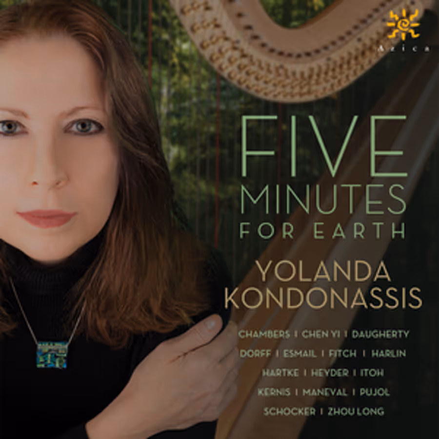 Harpist Yolanda Kondonassis Releases New Album FIVE MINUTES For Earth Image