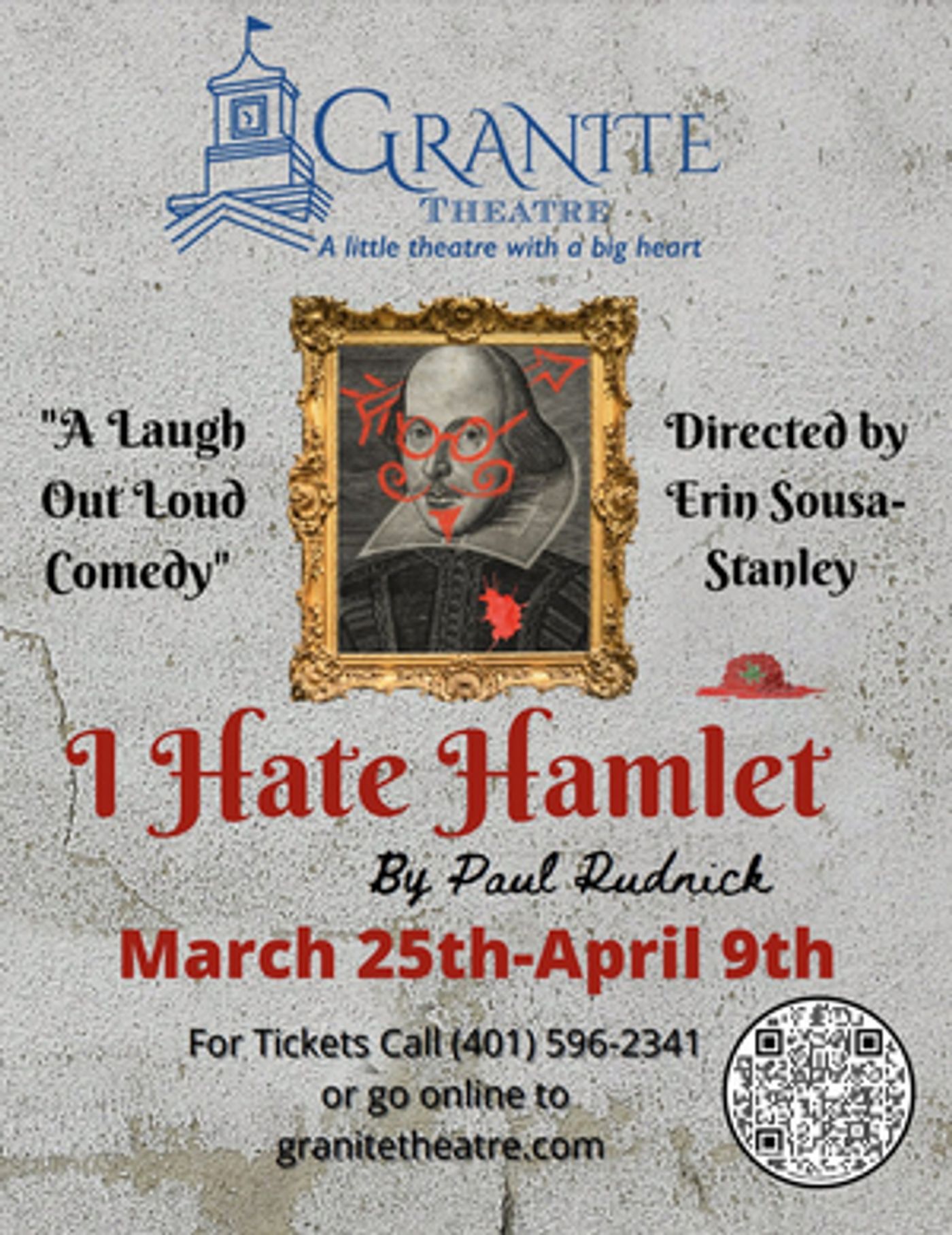 I HATE HAMLET Comes to The Granite Theatre I HATE HAMLET Comes to The Granite Theatre Image