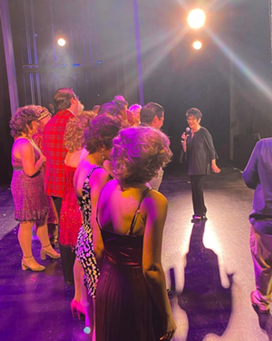 BWW Exclusive: Broadway Icon CHITA RIVERA Visits the Cast of Eight O'Clock Theatre's SWEET CHARITY in Largo Image