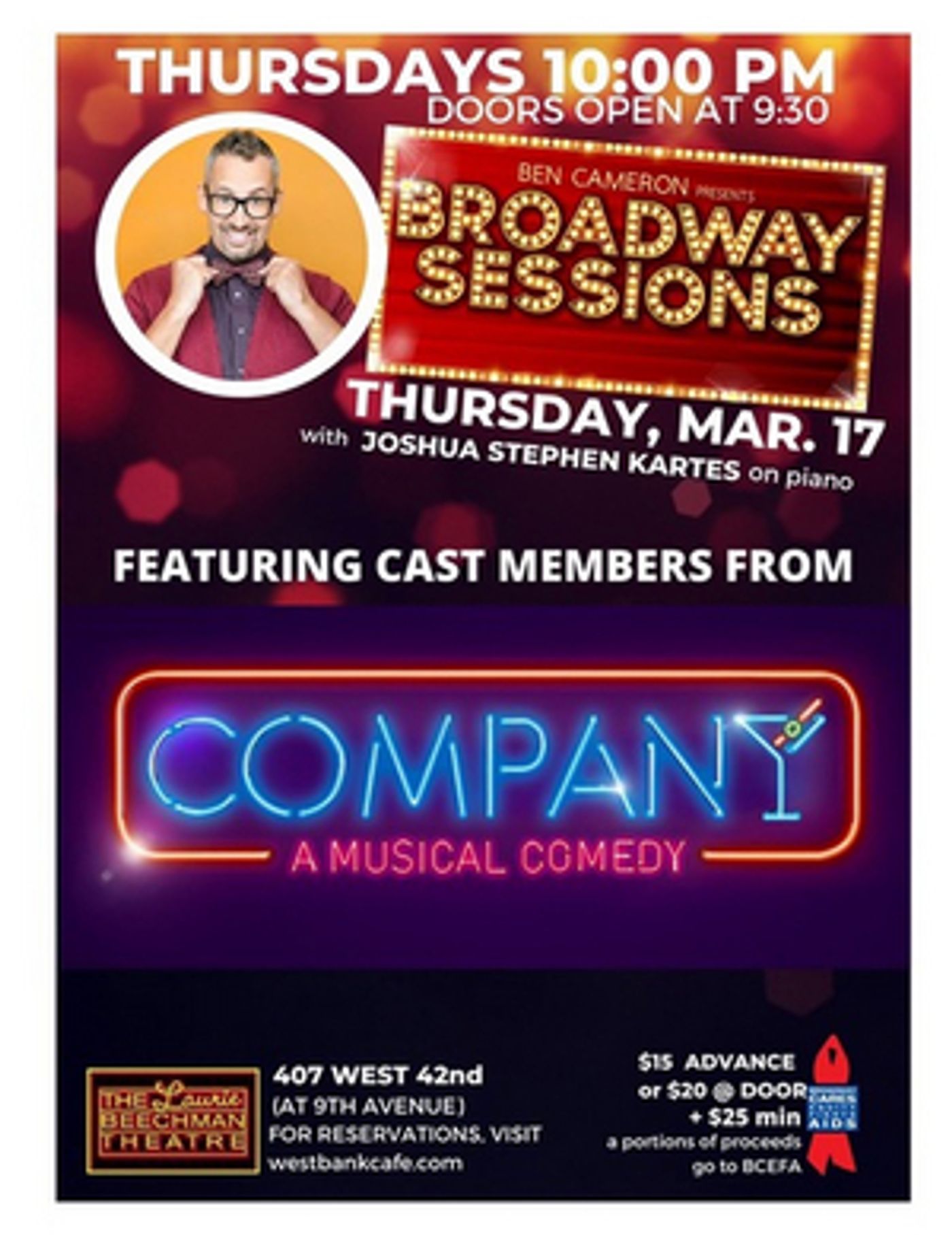 COMPANY Cast Members to Join This Week's BROADWAY SESSIONS  Image