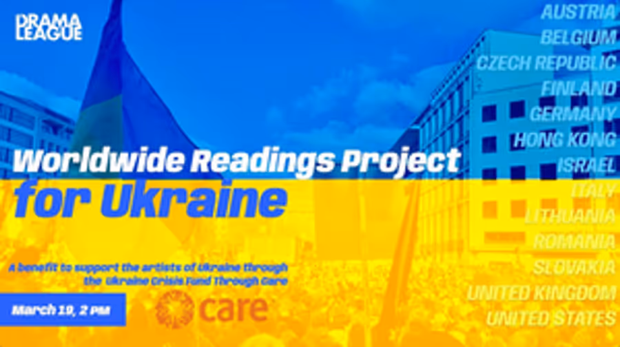 The Drama League Joins Worldwide Ukraine Readings Project Image