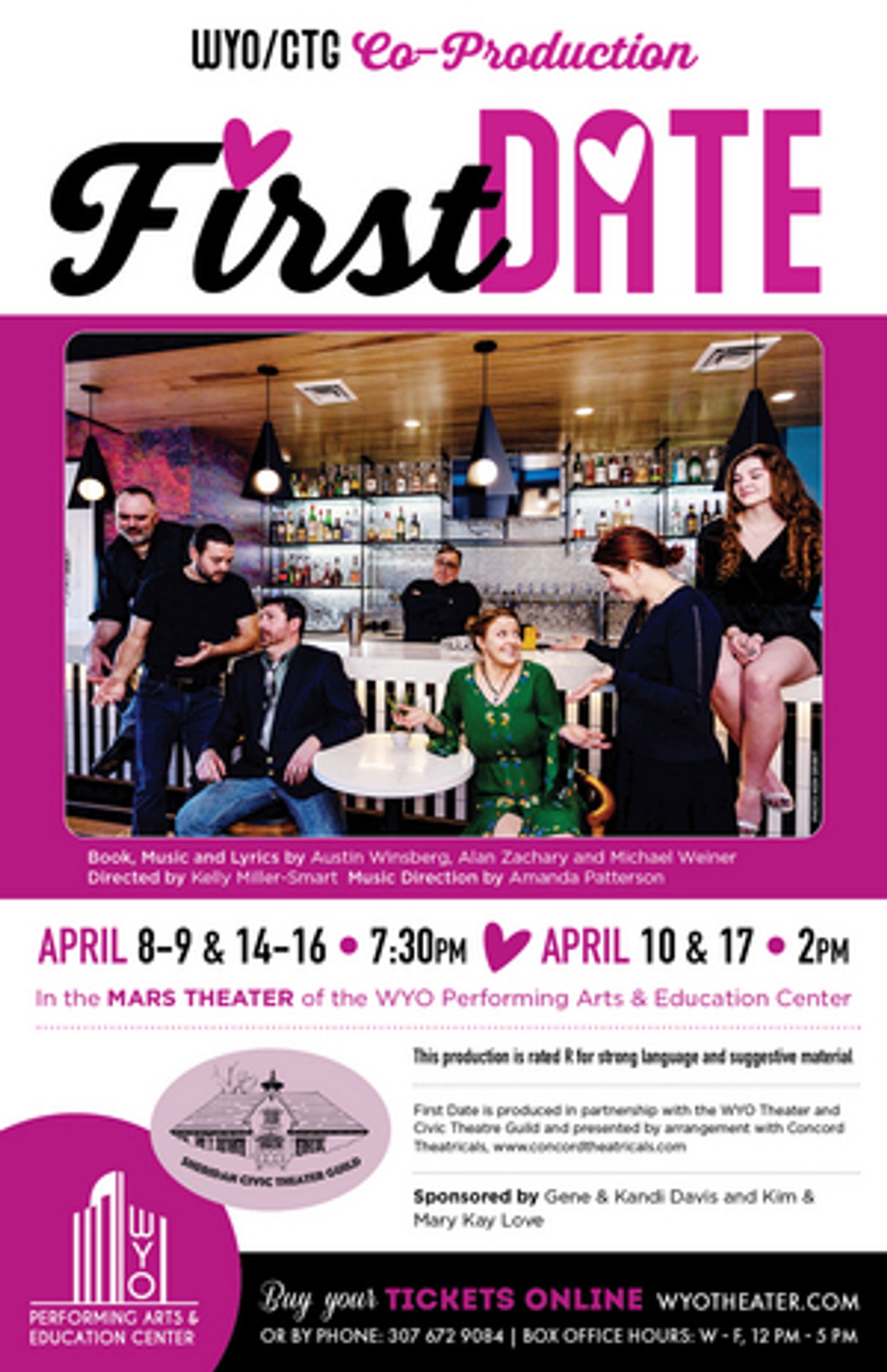WYO Theater Presents FIRST DATE Next Month WYO Theater Presents FIRST DATE Next Month Image