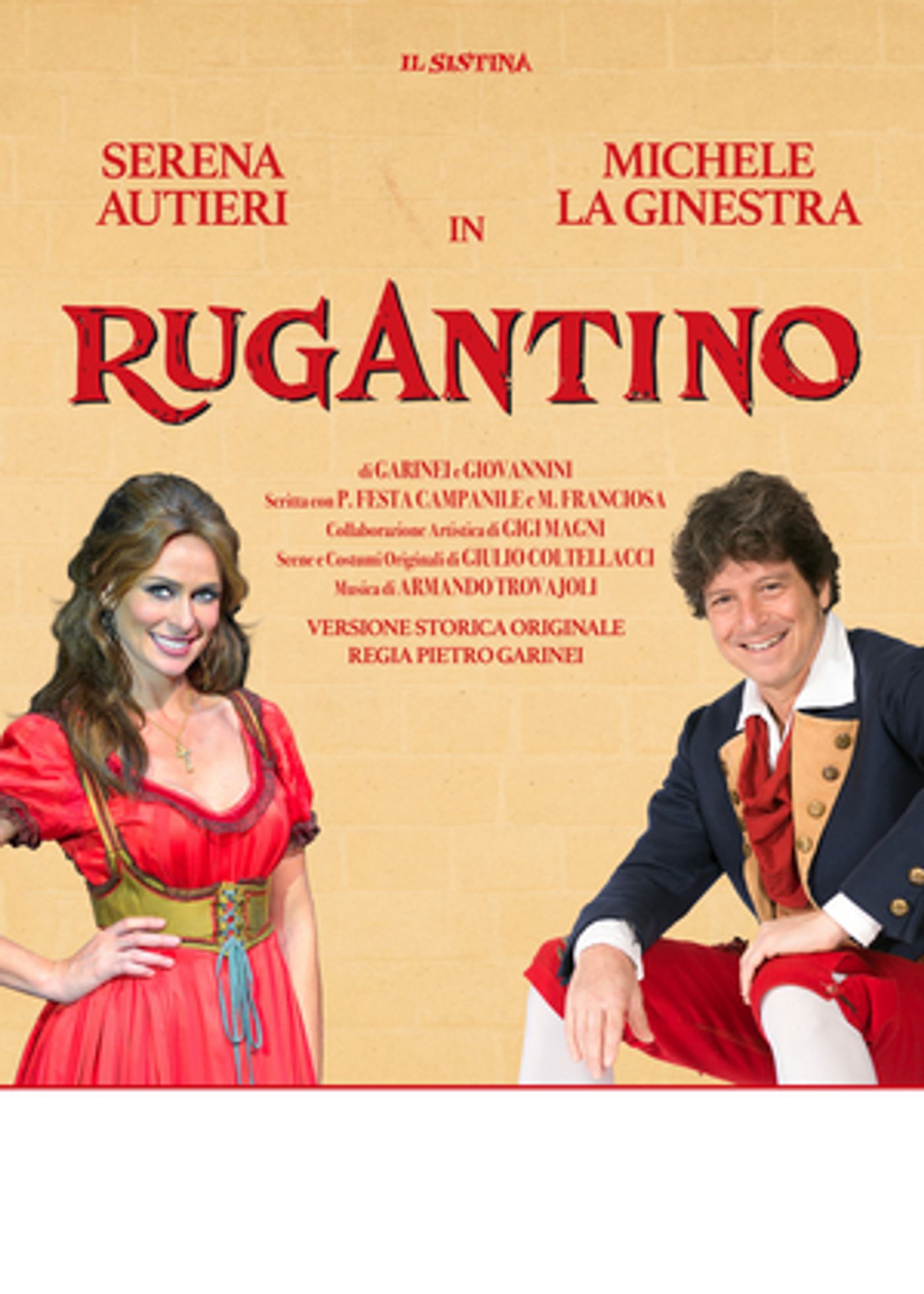 Review: RUGANTINO Al Teatro Sistina --
Last minute aggiunte nuove date a maggio Review: RUGANTINO Al Teatro Sistina --
Last minute aggiunte nuove date a maggio Image