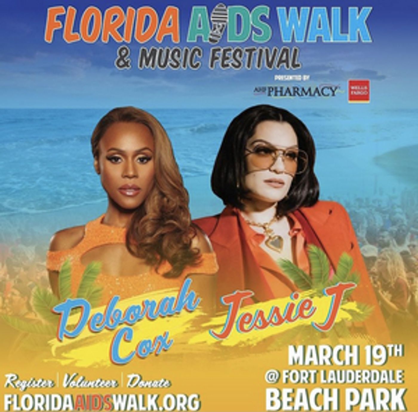 Jessie J & Deborah Cox to Headline Florida AIDS Walk & Music Festival Jessie J & Deborah Cox to Headline Florida AIDS Walk & Music Festival Image