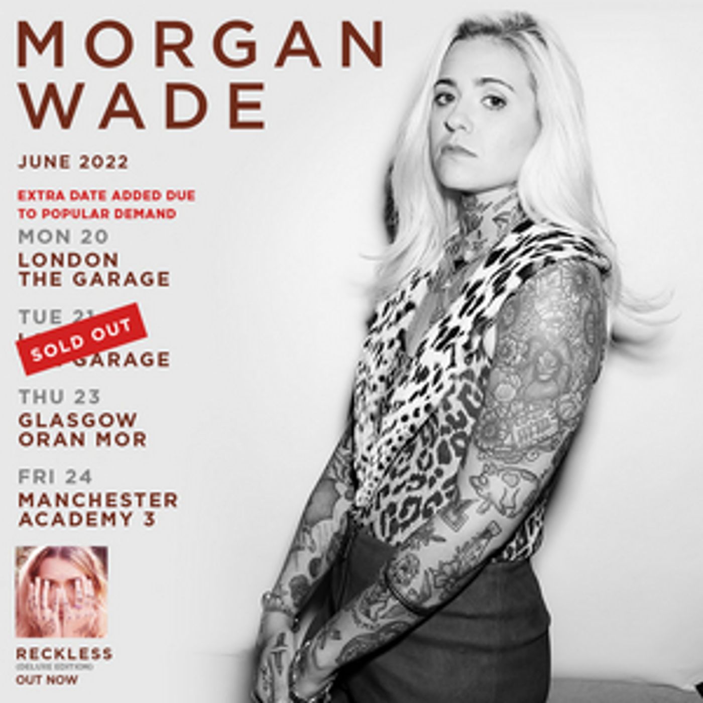 Morgan Wade Adds Extra Date to Sold Out Tour Morgan Wade Adds Extra Date to Sold Out Tour Image