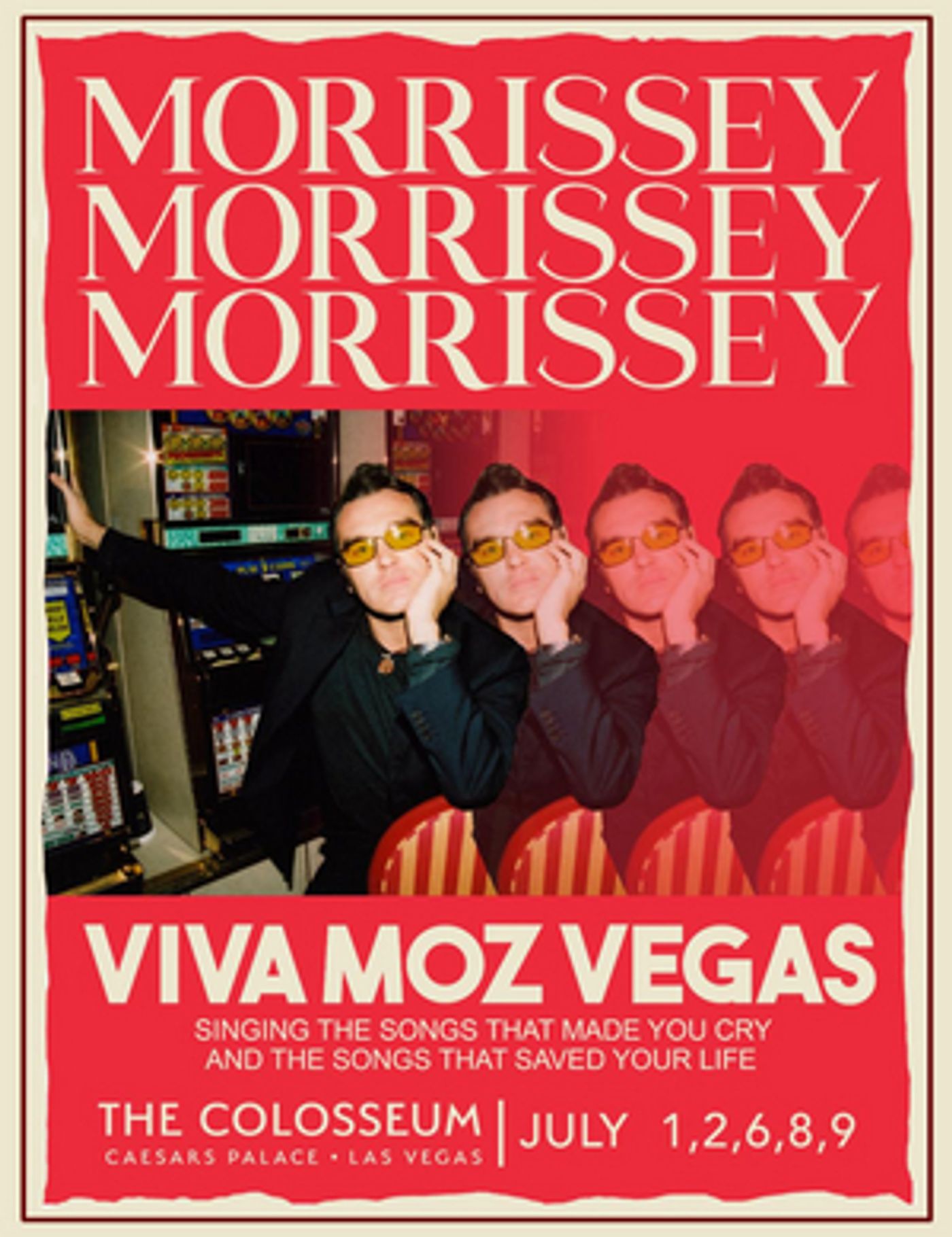 Morrissey Returns to the Colosseum at Caesars Palace for Five New Dates of His Residency 'Morrissey: Viva Moz Vegas'  Image