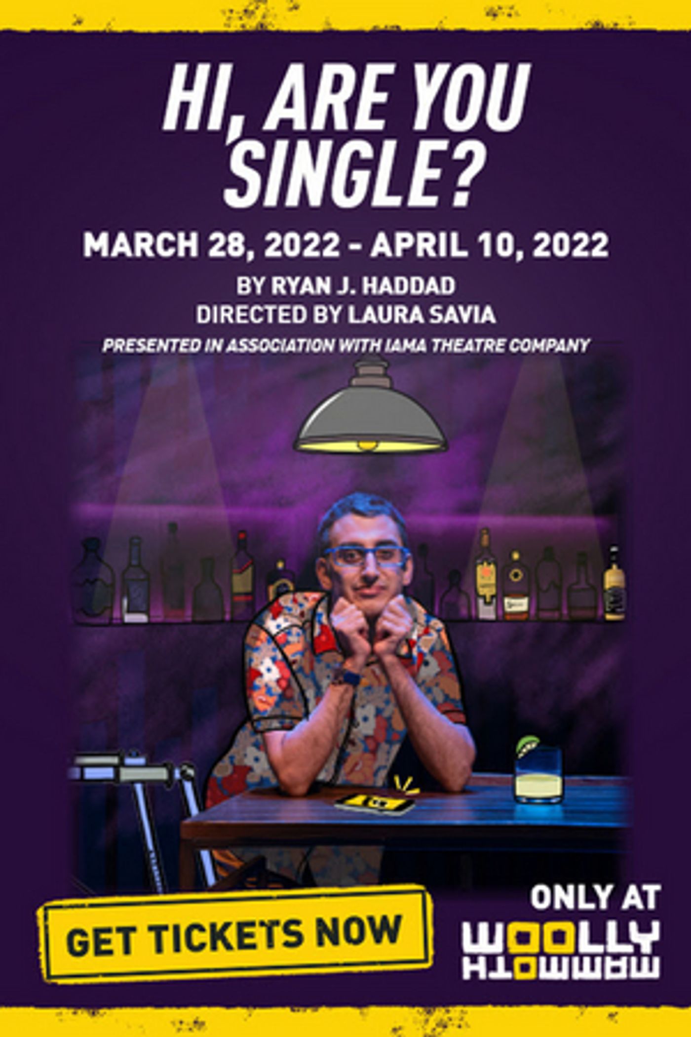 Woolly Mammoth Theatre Company to Present World Premiere of HI, ARE YOU SINGLE? Woolly Mammoth Theatre Company to Present World Premiere of HI, ARE YOU SINGLE? Image
