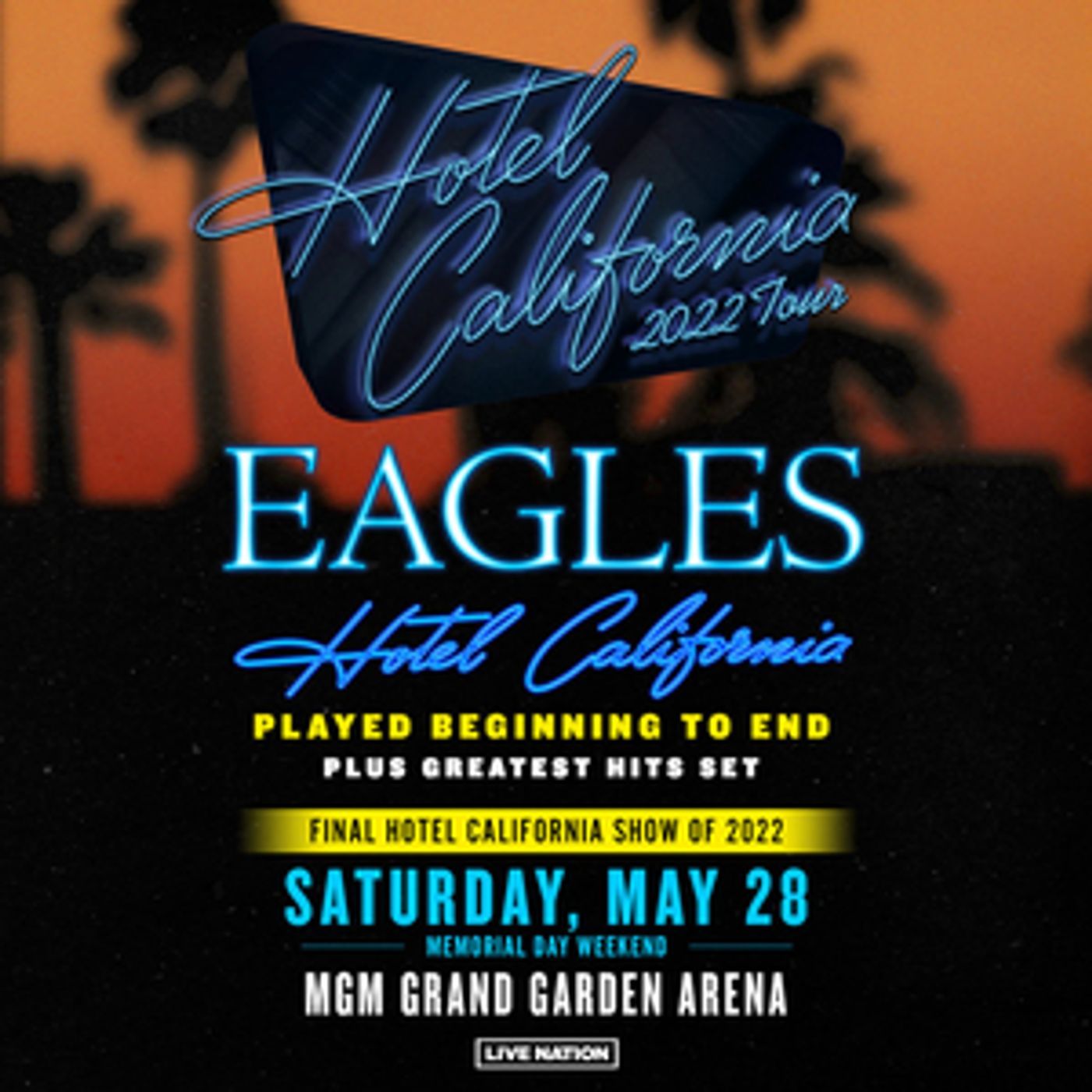 Eagles Return to Las Vegas for Encore 'Hotel California' Performance Eagles Return to Las Vegas for Encore 'Hotel California' Performance Image