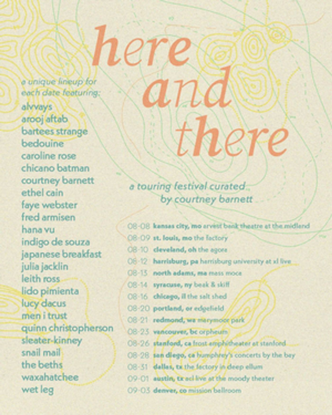 Courtney Barnett Announces 'Here And There' Touring Festival Courtney Barnett Announces 'Here And There' Touring Festival Image