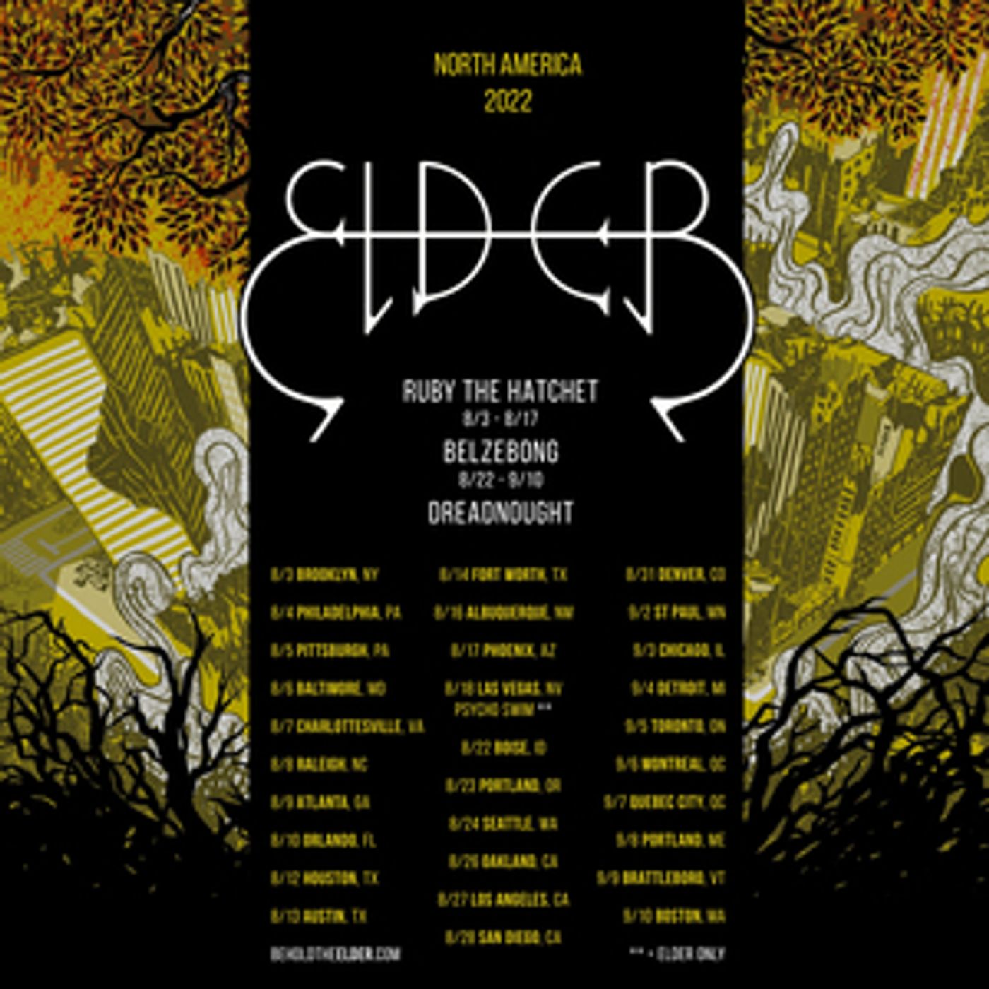 Elder Announce North American Tour Elder Announce North American Tour Image