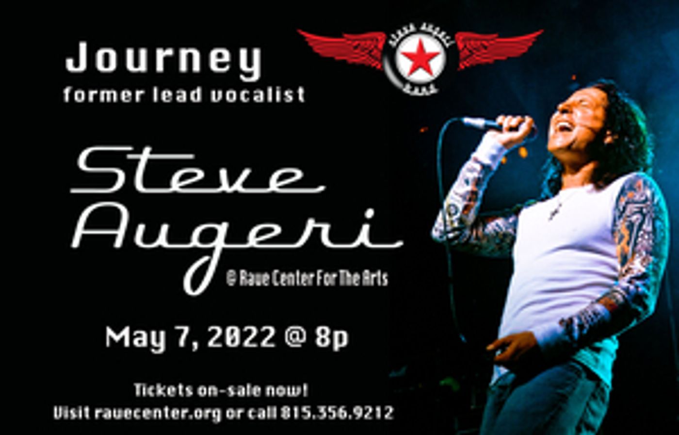 Steve Augeri to Perform at Raue Center For The Arts Steve Augeri to Perform at Raue Center For The Arts Image
