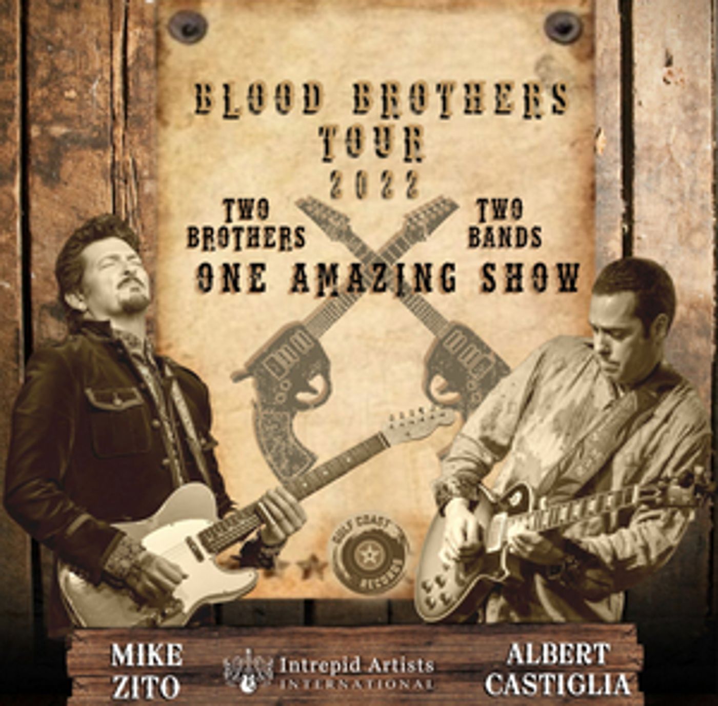 Mike Zito and Albert Castiglia Join Together for BLOOD BROTHERS Blues Tour Mike Zito and Albert Castiglia Join Together for BLOOD BROTHERS Blues Tour Image