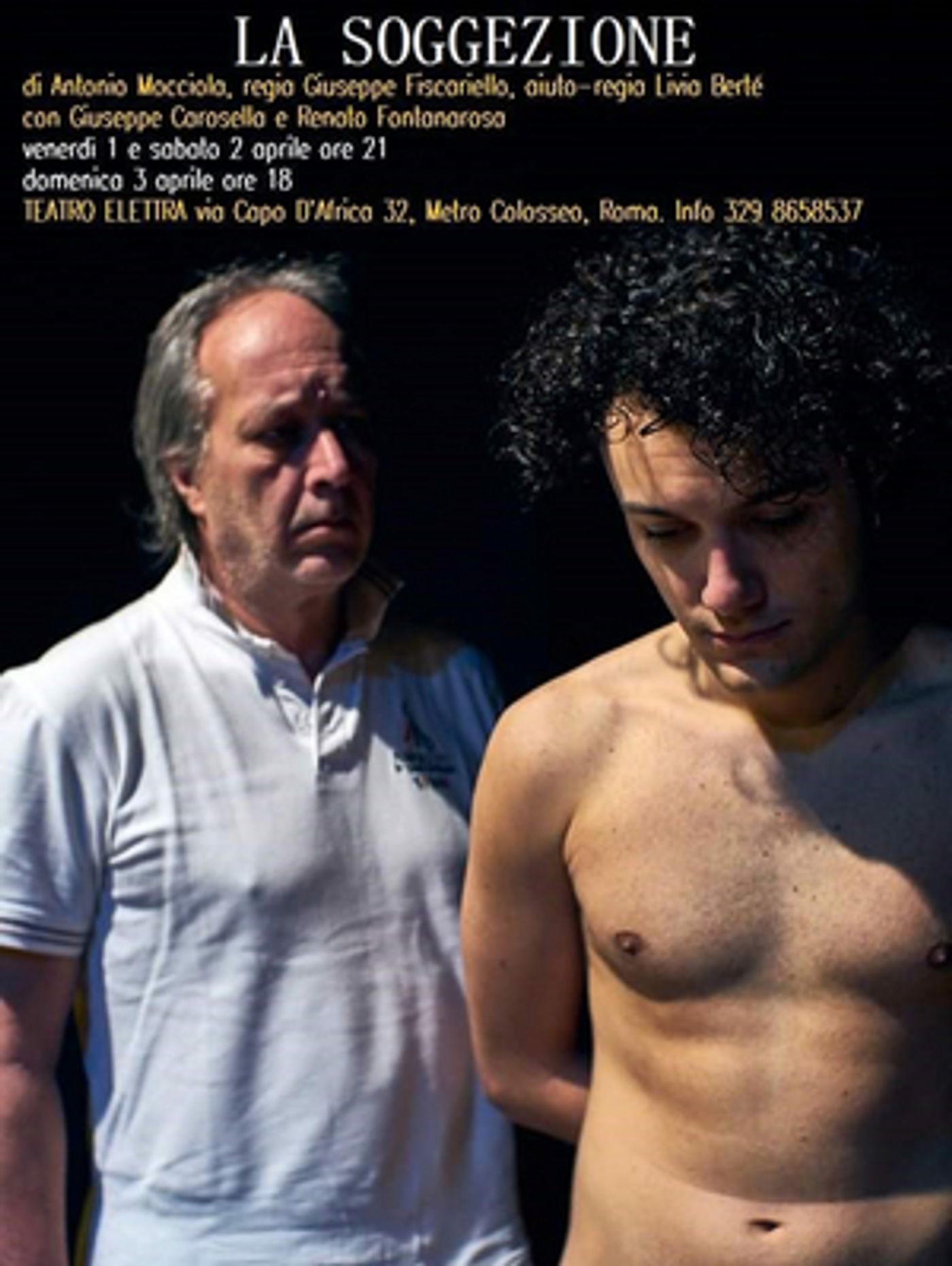 Review: LA SOGGEZIONE al TEATRO ELETTRA Review: LA SOGGEZIONE al TEATRO ELETTRA Image