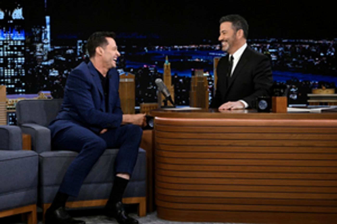 VIDEO: Hugh Jackman Talks THE MUSIC MAN, WOLVERINE, and More on THE TONIGHT SHOW STARRING JIMMY FALLON  Image
