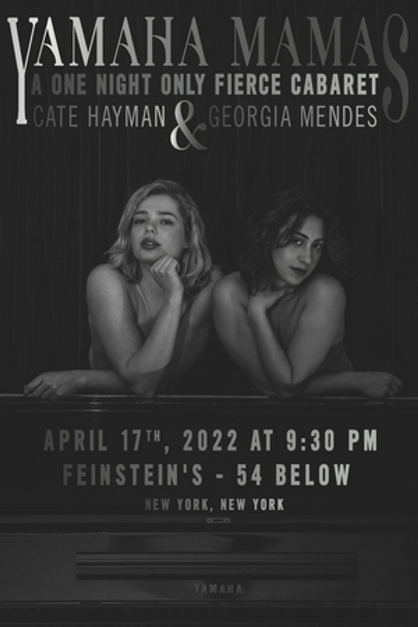 Cate Hayman & Georgia Mendes to Star in YAMAHA MAMAS at Feinstein's/54 Below Cate Hayman & Georgia Mendes to Star in YAMAHA MAMAS at Feinstein's/54 Below Image