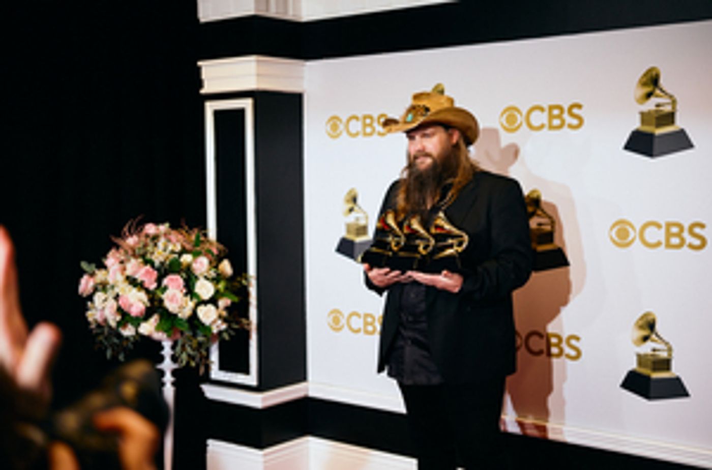 Chris Stapleton Wins Three Awards at 64th Annual GRAMMY Awards Chris Stapleton Wins Three Awards at 64th Annual GRAMMY Awards Image