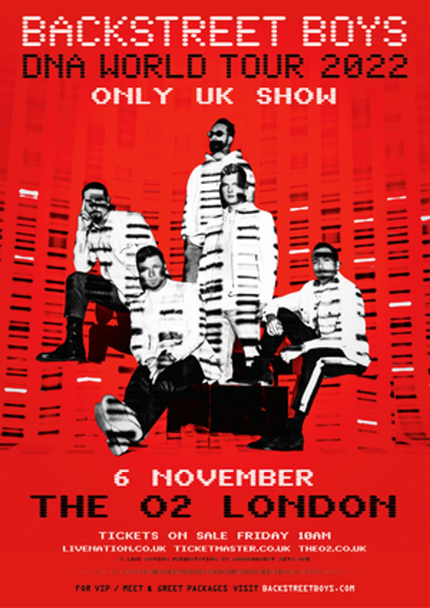 Backstreet Boys Announce UK & European Dates for DNA World Tour Backstreet Boys Announce UK & European Dates for DNA World Tour Image