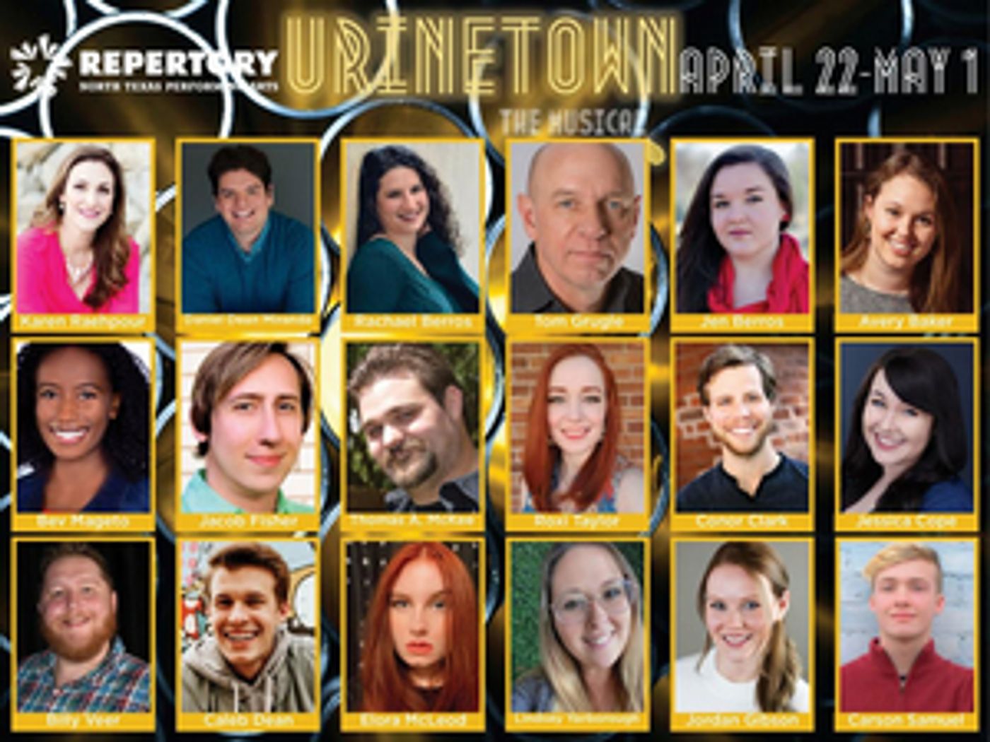 NTPA Repertory Announces the Cast of URINETOWN  Image
