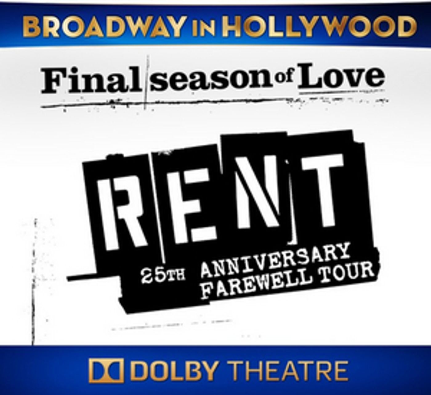 RENT Announces Digital Lottery At The Dolby Theatre  Image