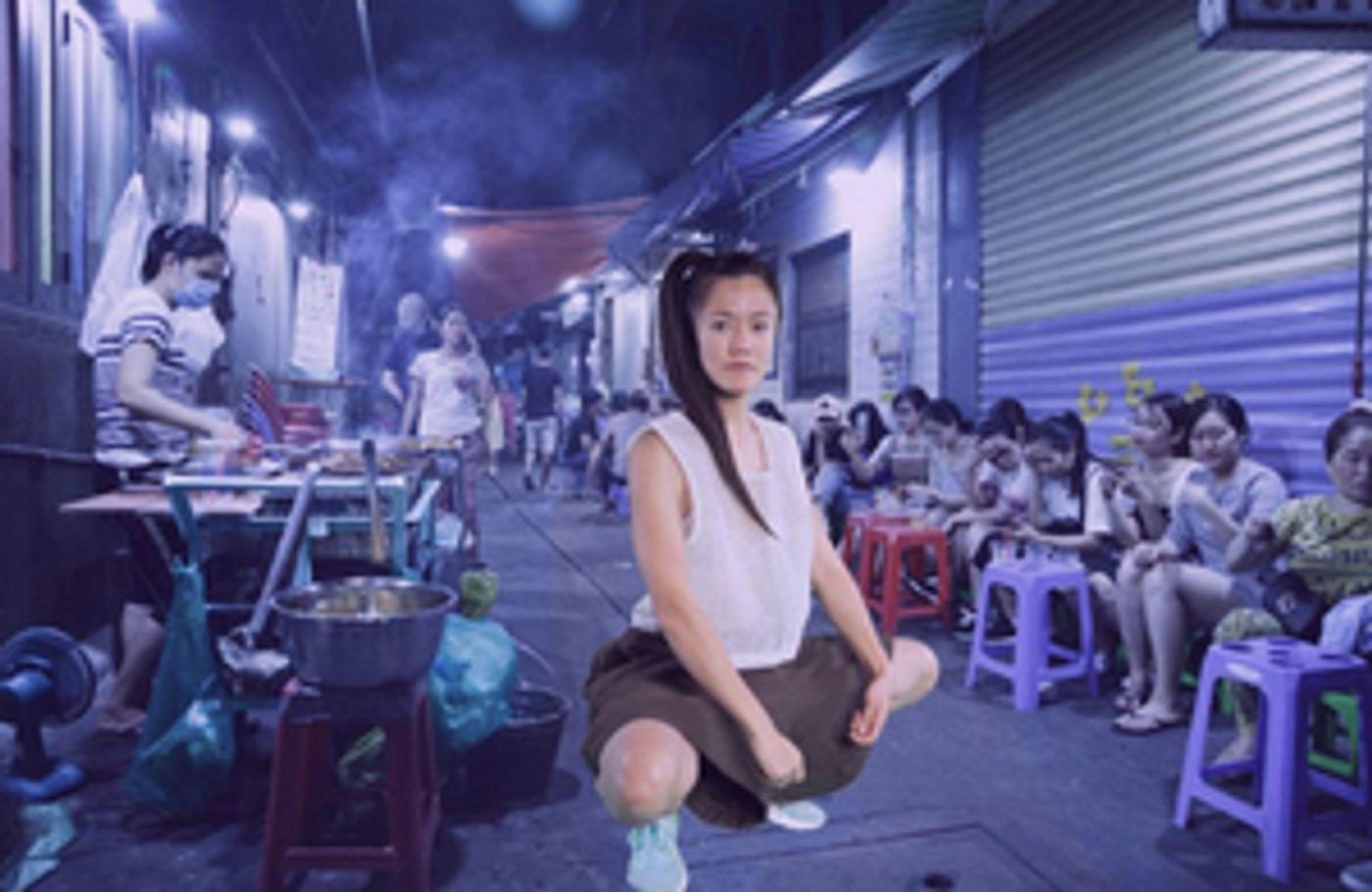 Châu Kim-Sanh Brings BLEU NEON to MAI Châu Kim-Sanh Brings BLEU NEON to MAI Image