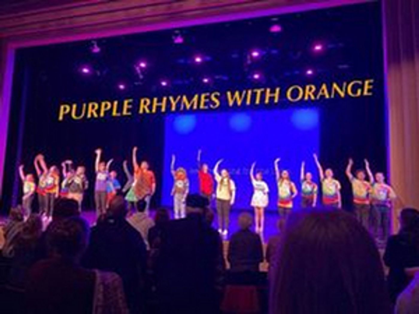 Review: PURPLE RHYMES WITH ORANGE at Grand Forks Central High School Review: PURPLE RHYMES WITH ORANGE at Grand Forks Central High School Image