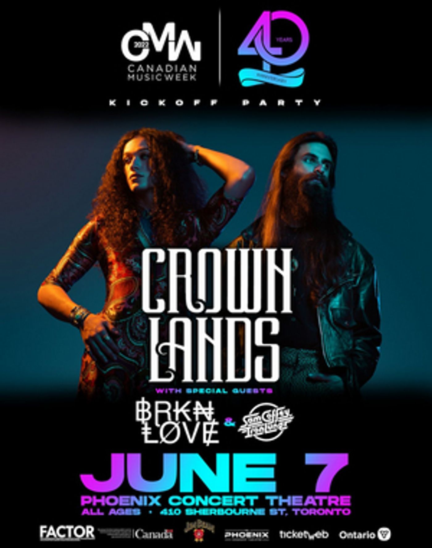 Crown Lands to Kick Off Canadian Music Week Crown Lands to Kick Off Canadian Music Week Image
