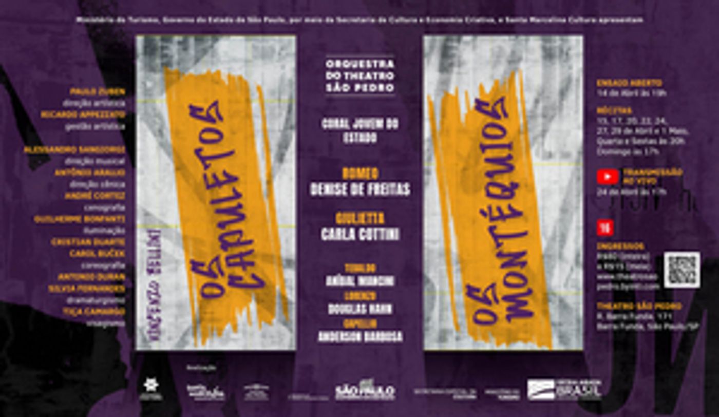 Bellini's I CAPULETI E I MONTECCHI, Opens at Theatro Sao Pedro  Image