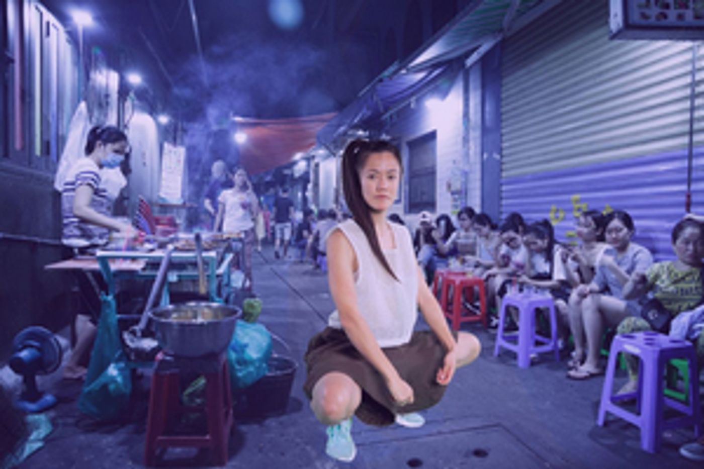 Montréal, arts interculturels Presents BLEU NEON By Châu Kim-Sanh Montréal, arts interculturels Presents BLEU NEON By Châu Kim-Sanh Image