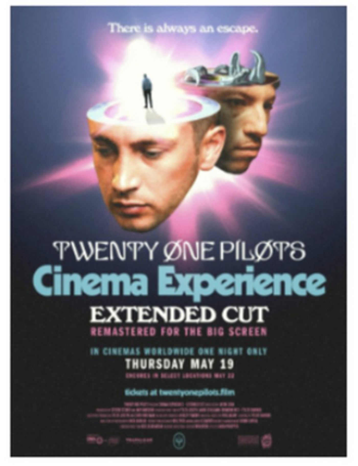 Tickets Now On Sale for TWENTY ONE PILOTS CINEMA EXPERIENCE  Image