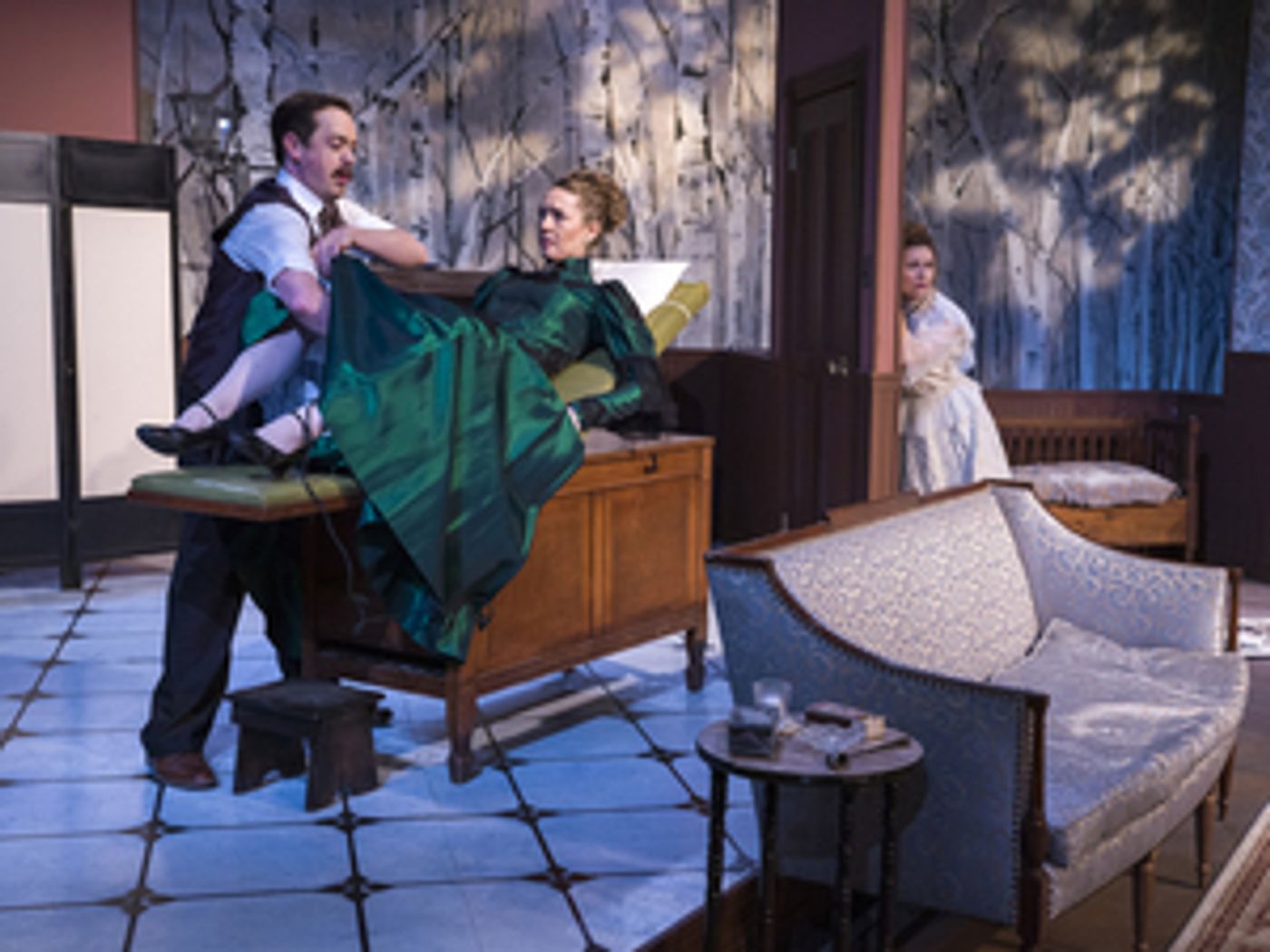 Open Fist Extends IN THE NEXT ROOM, OR THE VIBRATOR PLAY By Sarah Ruhl Through May 7  Image