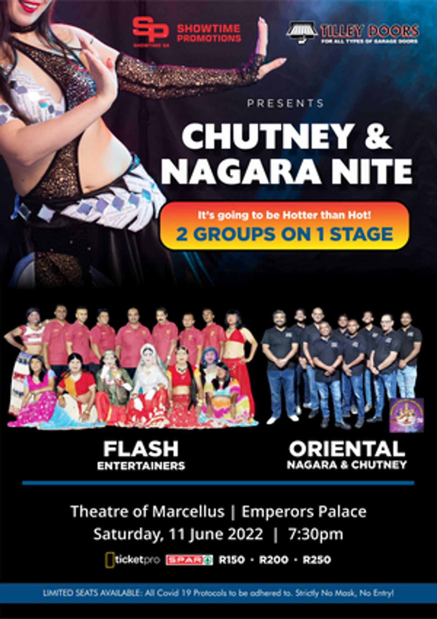 Chutney & Nagara Nite Comes to Theatre of Marcellus at Emperors Palace in June Chutney & Nagara Nite Comes to Theatre of Marcellus at Emperors Palace in June Image