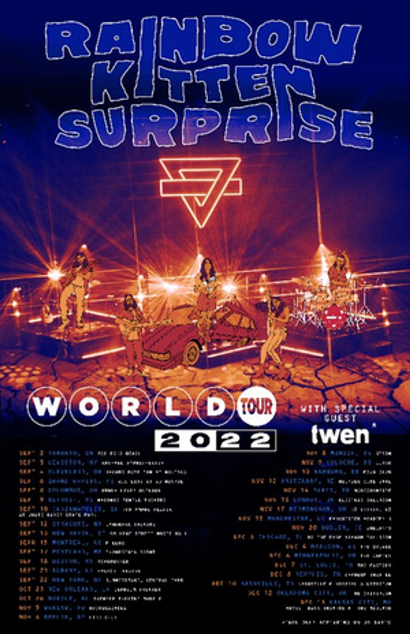 Rainbow Kitten Surprise Unveil North American & European Tour Dates Rainbow Kitten Surprise Unveil North American & European Tour Dates Image