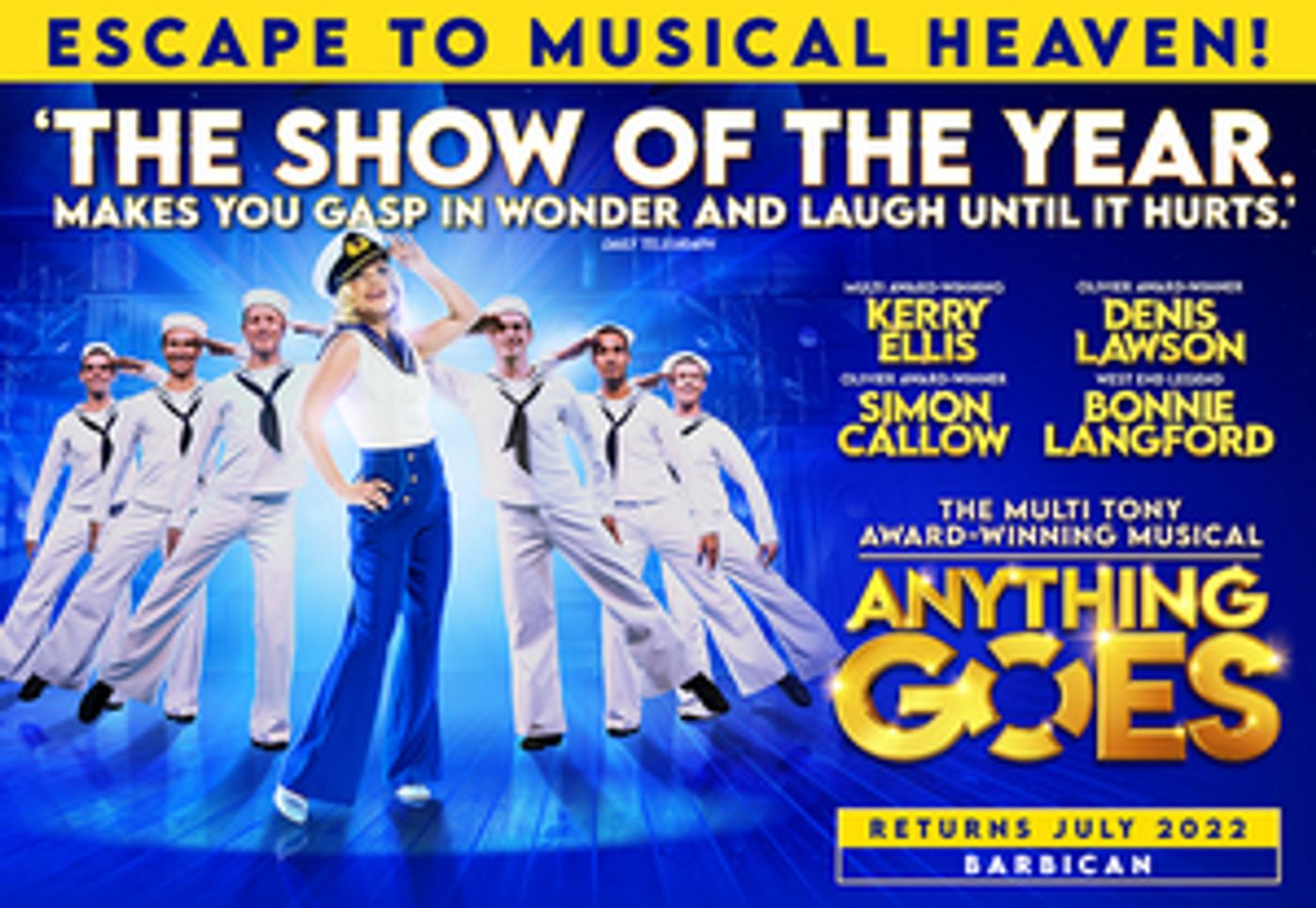 Save 55% On Tickets To ANYTHING GOES  Image