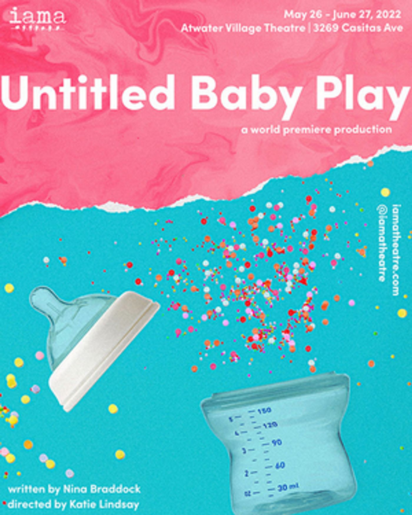 World Premiere of Nina Braddock's UNTITLED BABY PLAY to be Presented at IAMA Theatre Company  Image