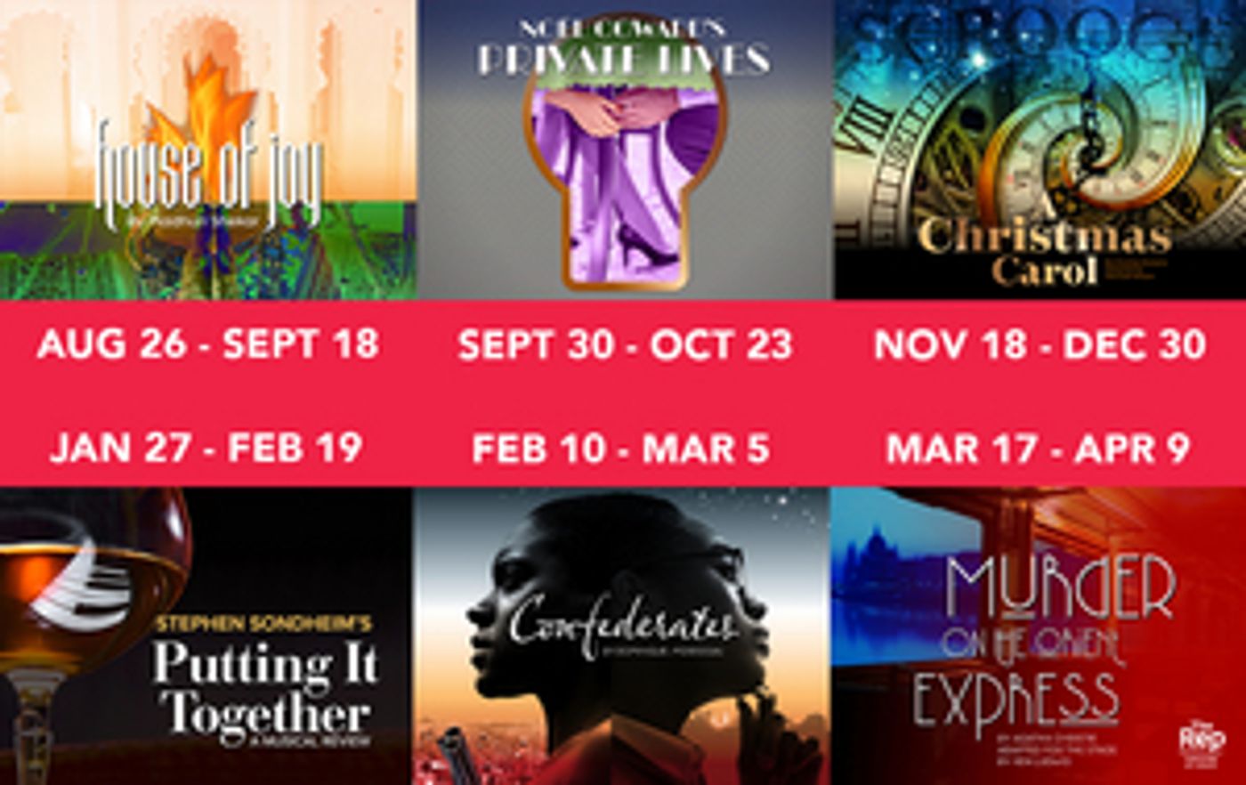 PUTTING IT TOGETHER, PRIVATE LIVES & More Announced for The Repertory Theatre of St. Louis 2022-2023 Season  Image