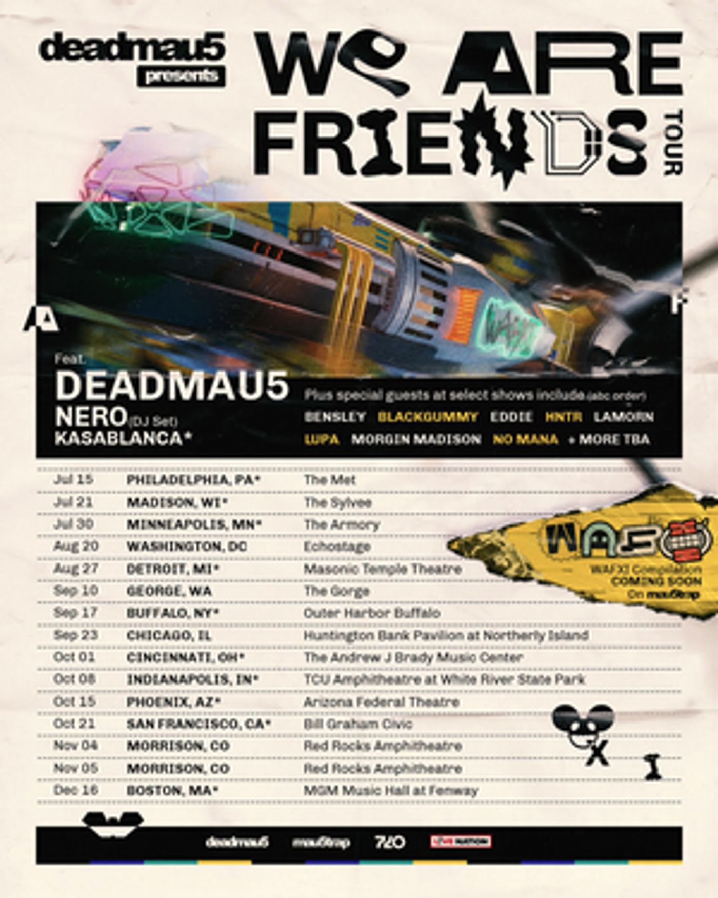 deadmau5 Announces 'We Are Friends' National U.S. Tour deadmau5 Announces 'We Are Friends' National U.S. Tour Image