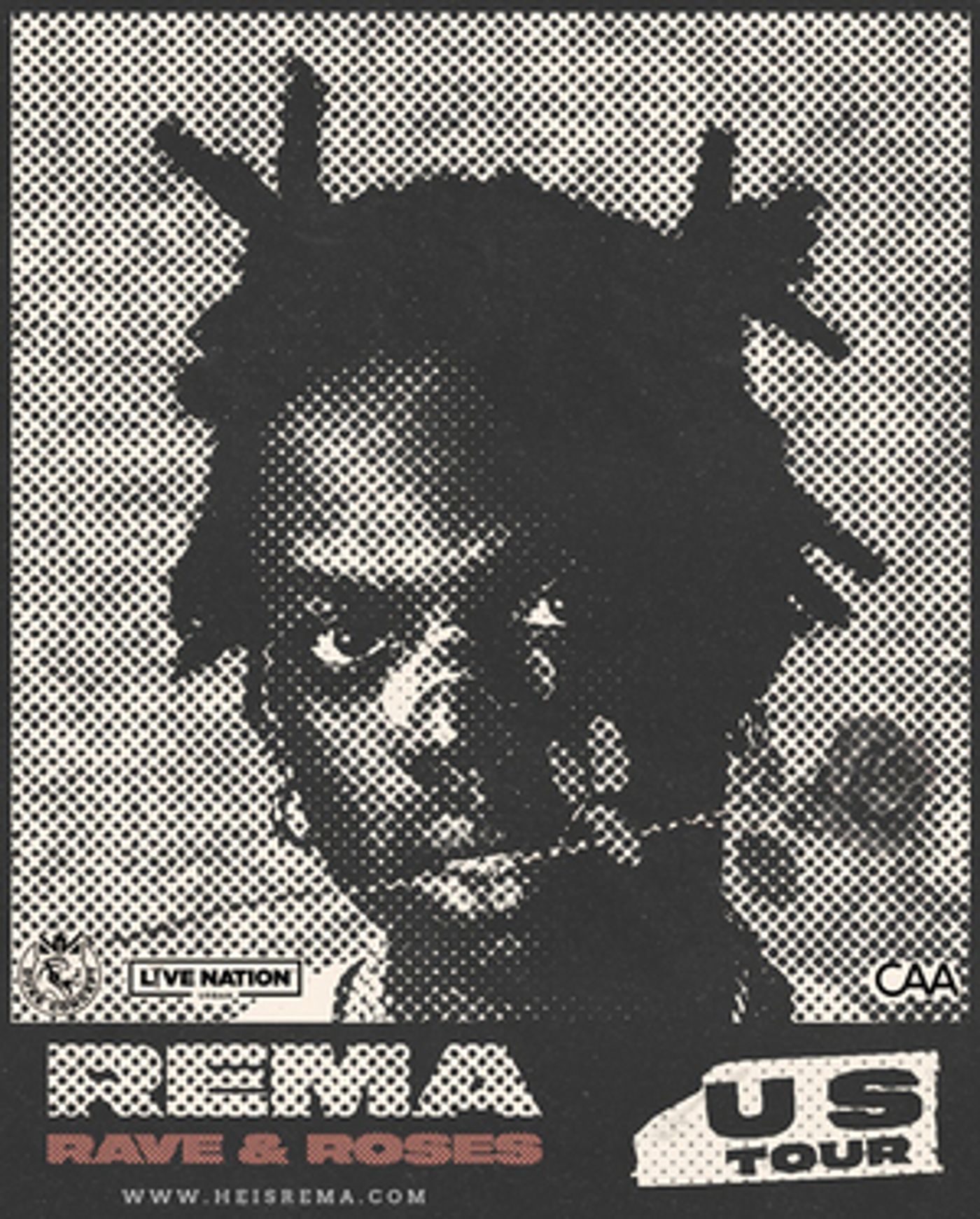 Nigerian Wunderkind Rema Announces 14 Date US 'Rave & Roses' Tour Nigerian Wunderkind Rema Announces 14 Date US 'Rave & Roses' Tour Image