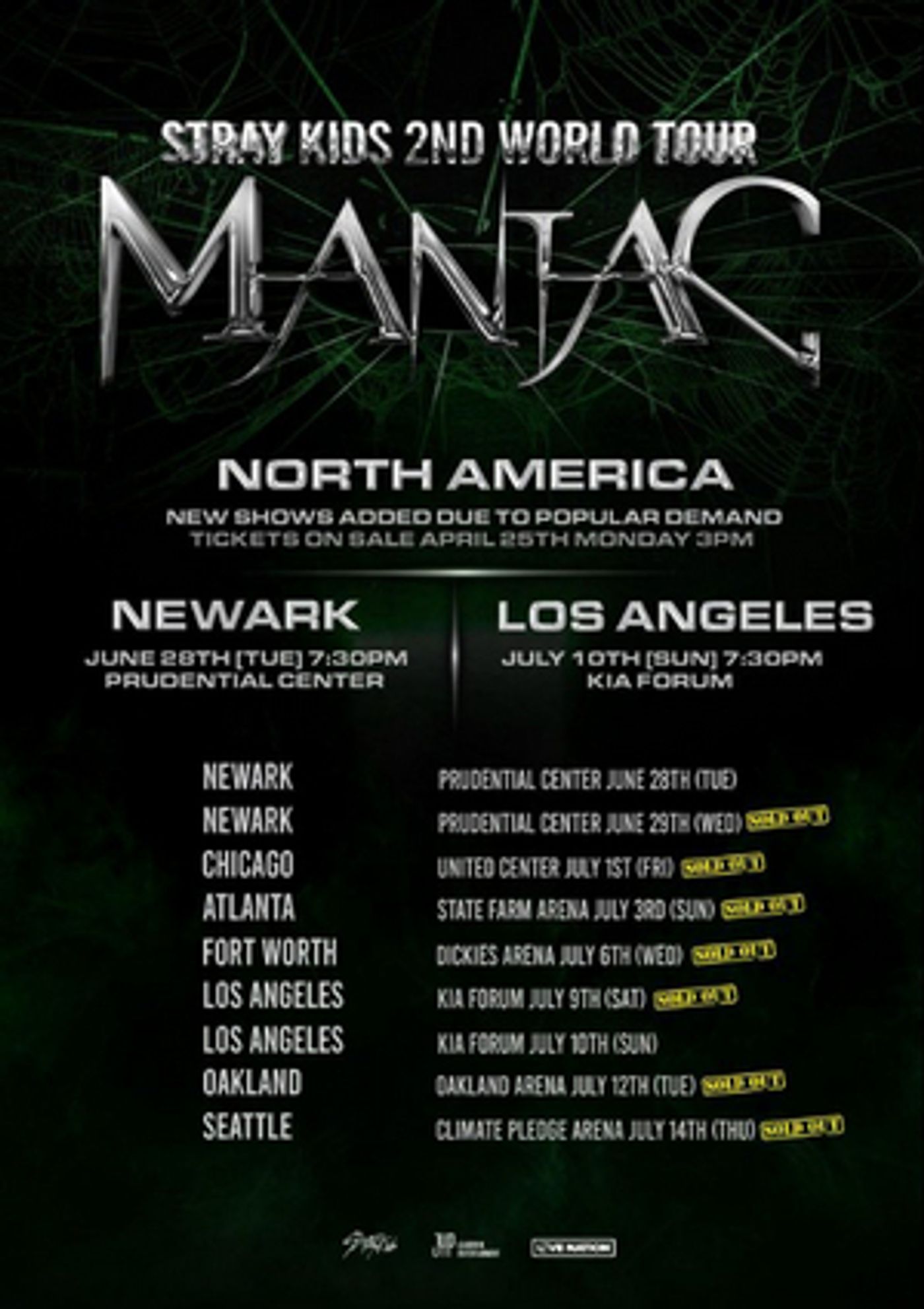 K-Pop Stars Stray Kids Add Additional Shows On Sold Out World Tour 'Maniac' K-Pop Stars Stray Kids Add Additional Shows On Sold Out World Tour 'Maniac' Image