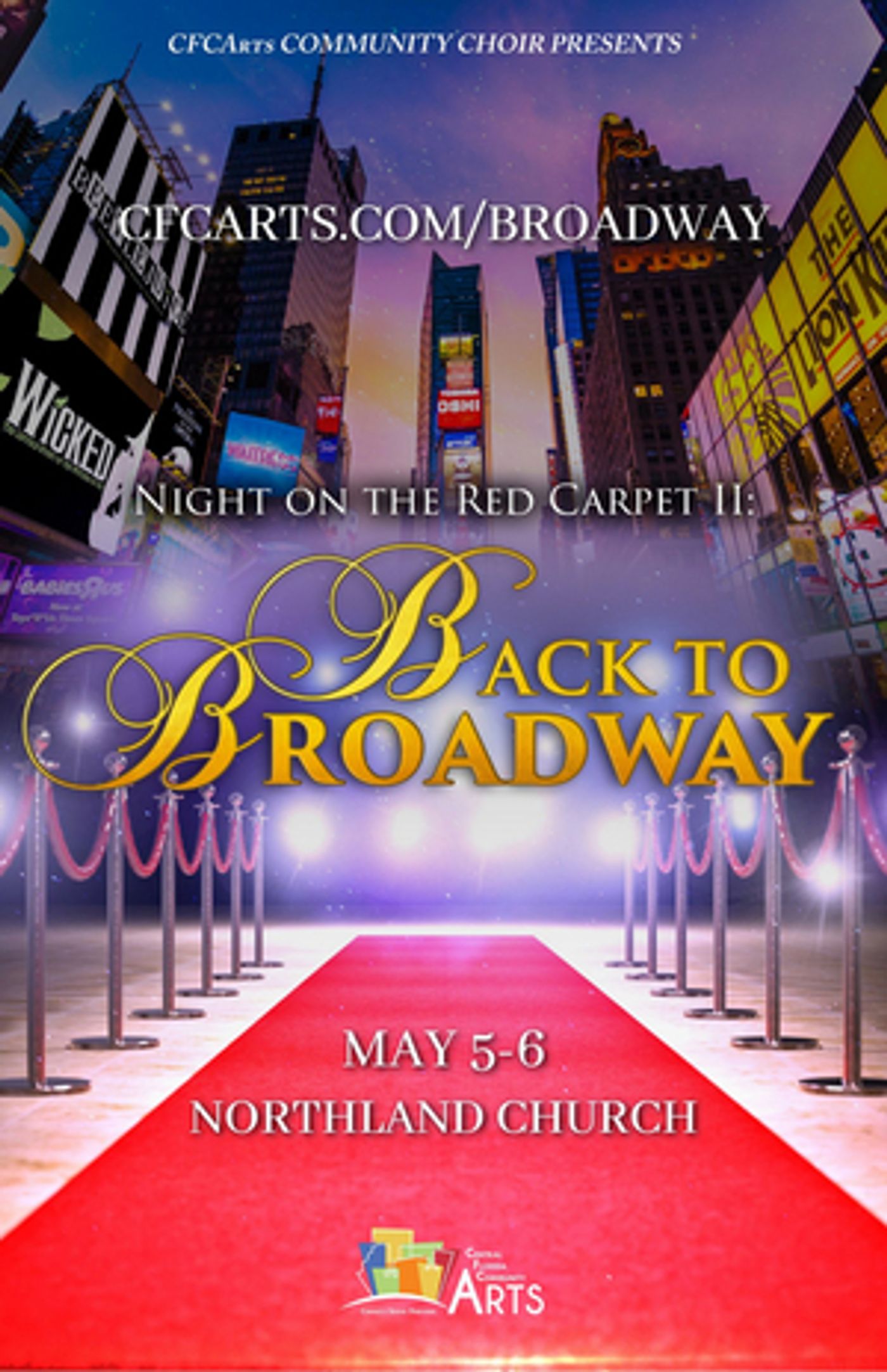 Central Florida Community Arts Invites You BACK TO BROADWAY  Image