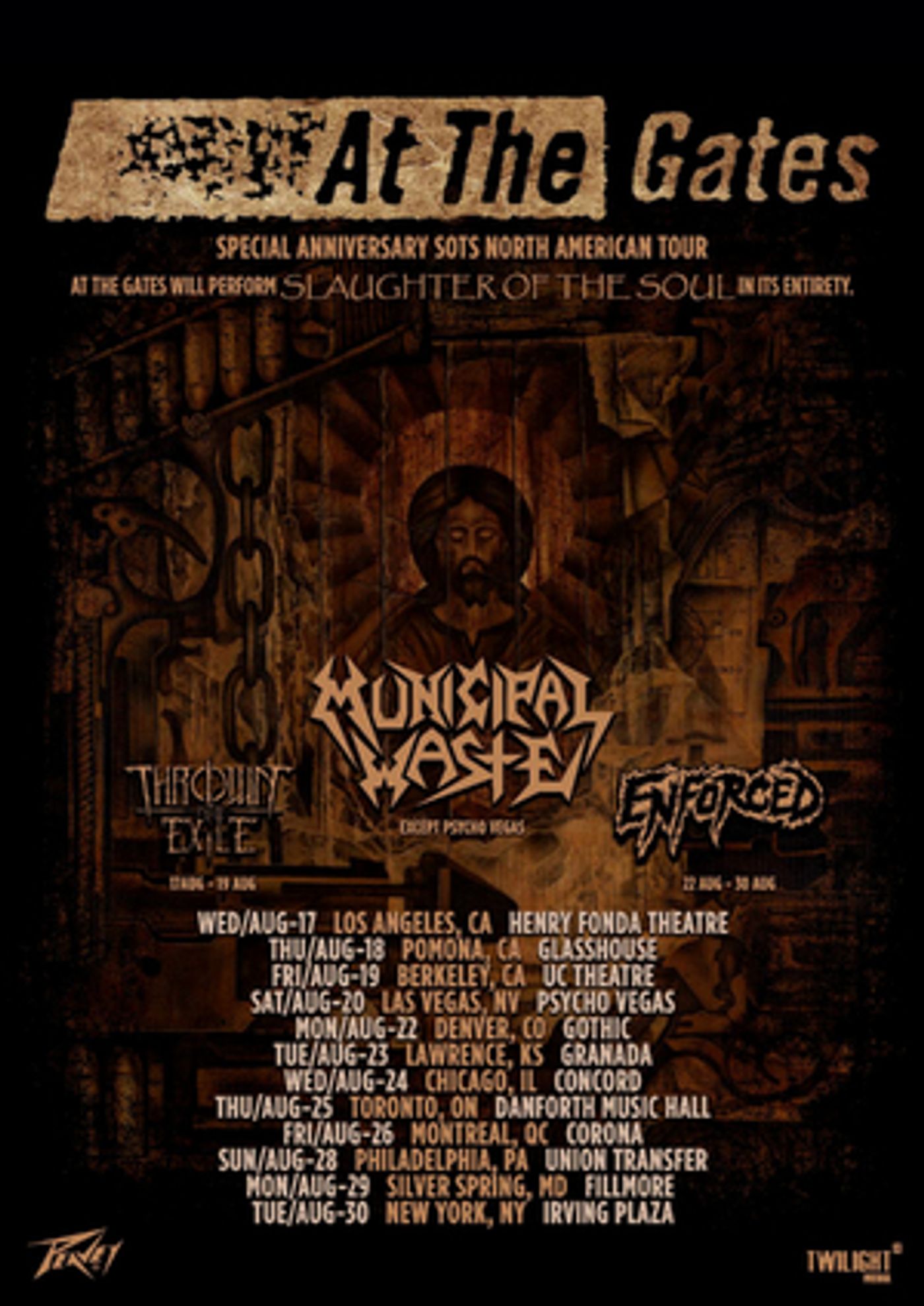 AT THE GATES Announce North American Headline Tour AT THE GATES Announce North American Headline Tour Image