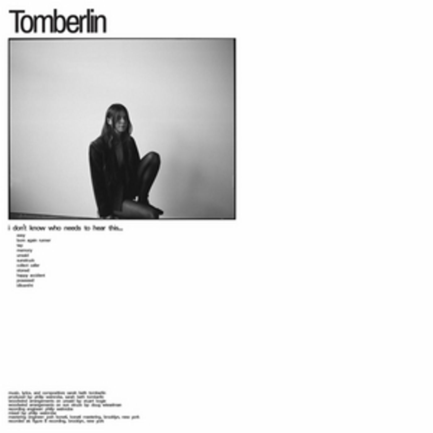 Tomberlin Releases New Album 'i don't know who needs to hear this...'  Image