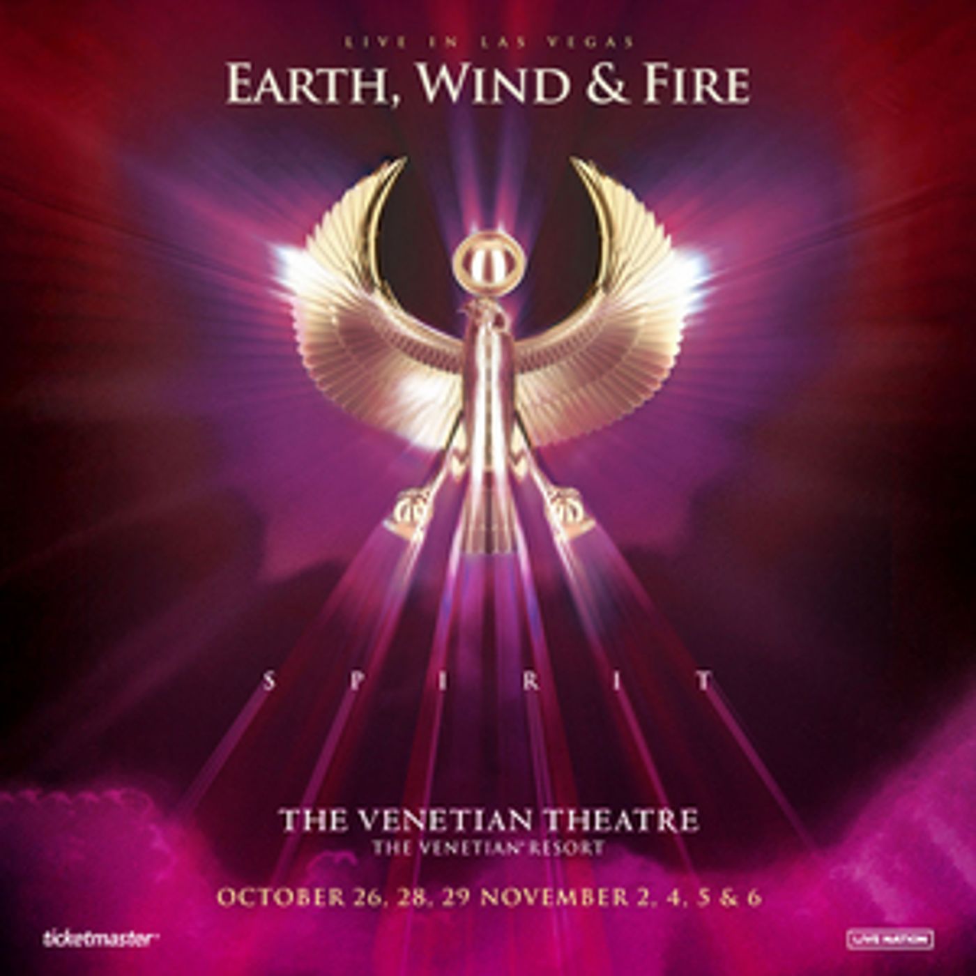Earth, Wind & Fire to Return to the Venetian Resort Las Vegas for Seven-Show Limited Engagement Earth, Wind & Fire to Return to the Venetian Resort Las Vegas for Seven-Show Limited Engagement Image