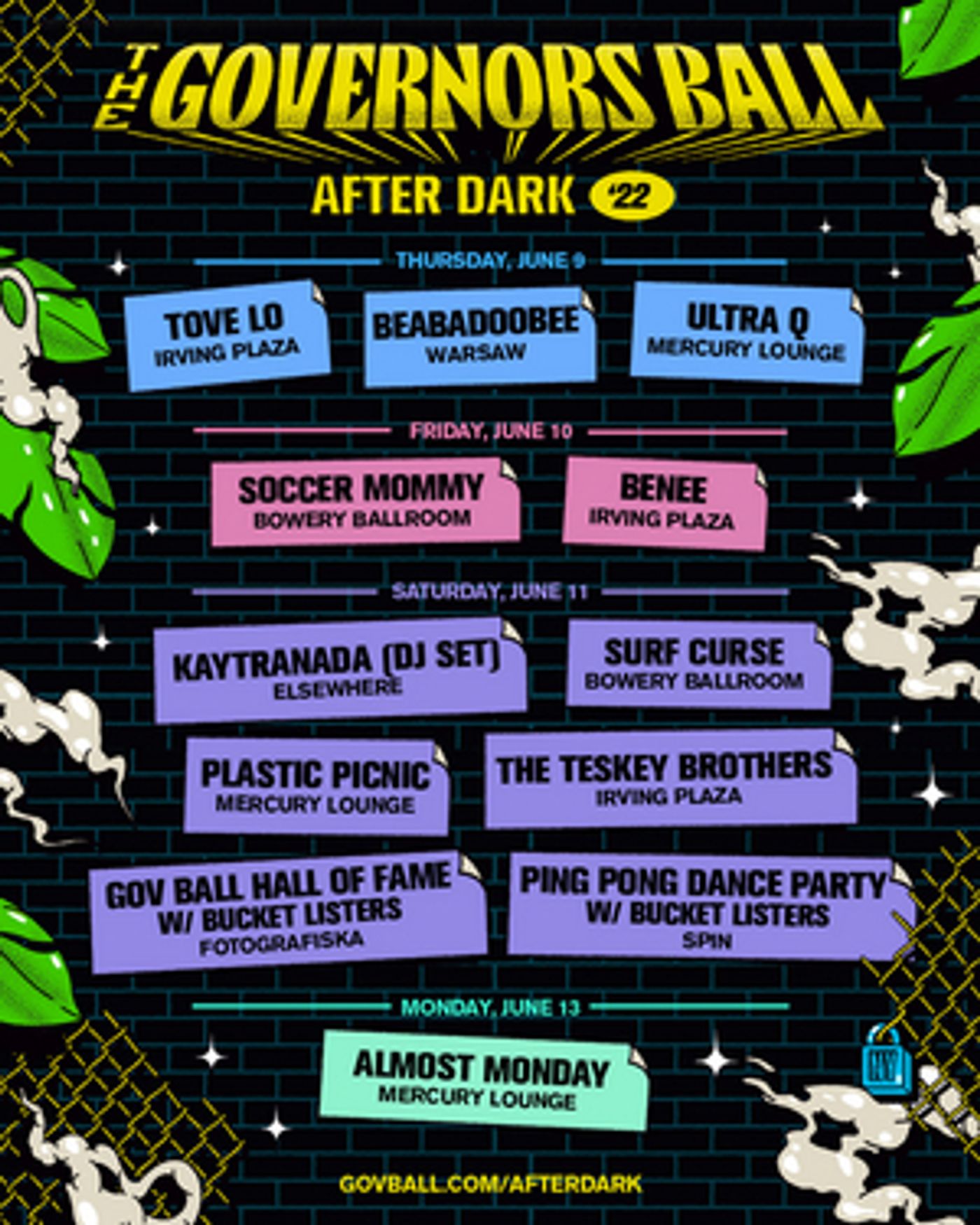 Governors Ball Announces After Dark Shows With Soccer Mommy, Tove Lo & More  Image